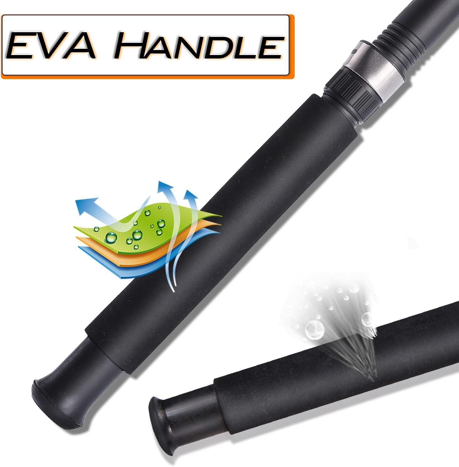 image:imageSougayilang Catfish Fishing Rod and Reel Combo 2Piece Spinning Combo Durable Graphite amp Glass Blanks Fishing Pole for CrappieYellowFastMH