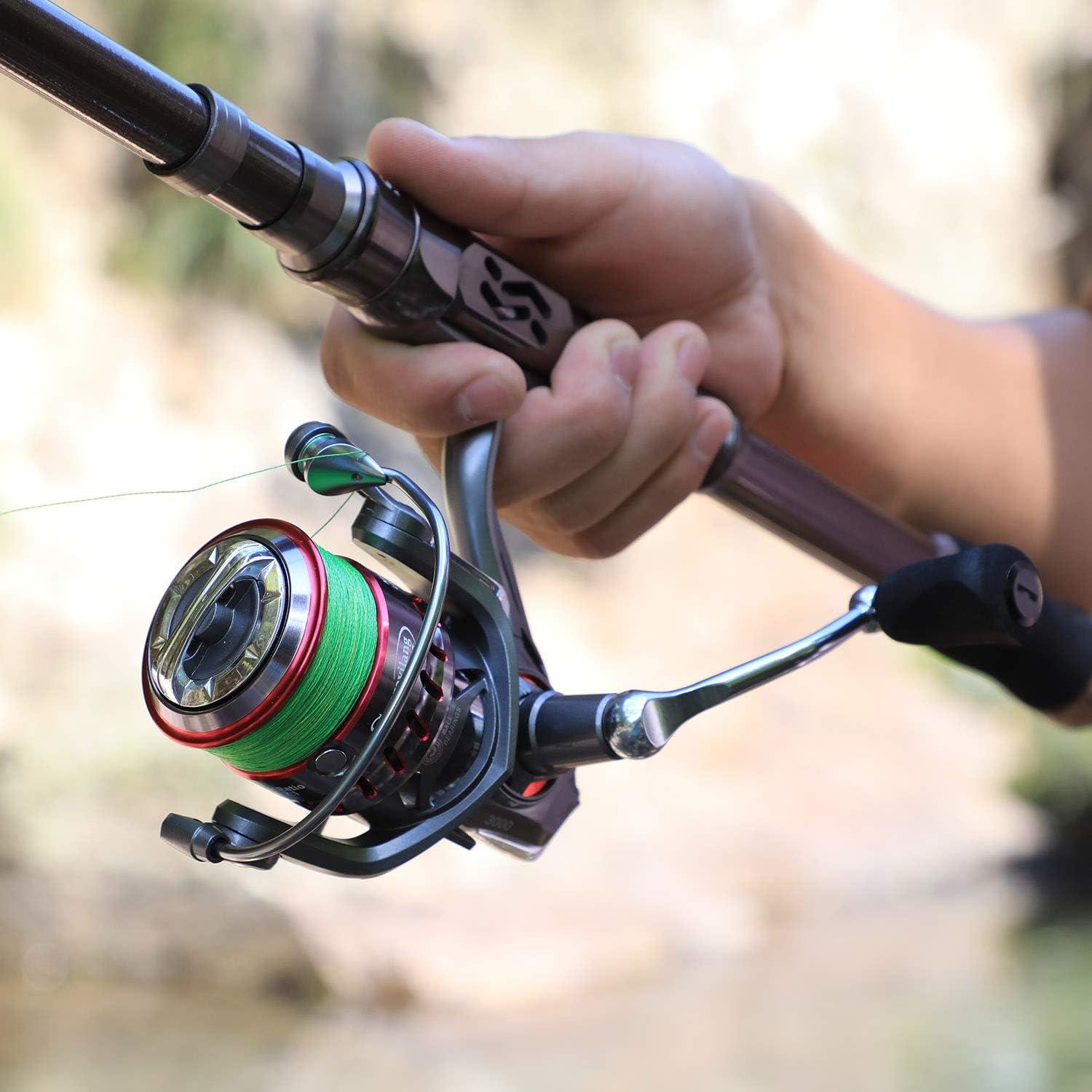 image:imageSougayilang Fishing Rod Reel Combinations 24 Ton Carbon Fiber Portable Telescopic Fishing Rod Spinning Reels for Travel Saltwater Freshwater Fishing Gifts for Peoplesilver