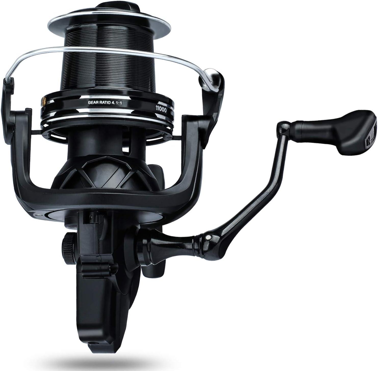 image:imageSougayilang 100001200014000 Surf Spinning Reel 131 Stainless Bearings for Ultra Smooth Drag Powerful Saltwater Fishing Reel for Heavy Duty Surf CastingBlack