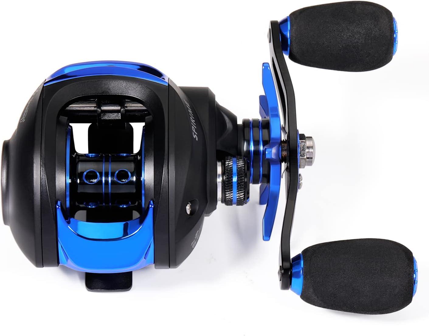 image:imageSougayilang Baitcasting Fishing Reel with 9 1 AntiReverse Ball Bearings 811 HighSpeed Gear Ratio Casting ReelBlue Right Handed