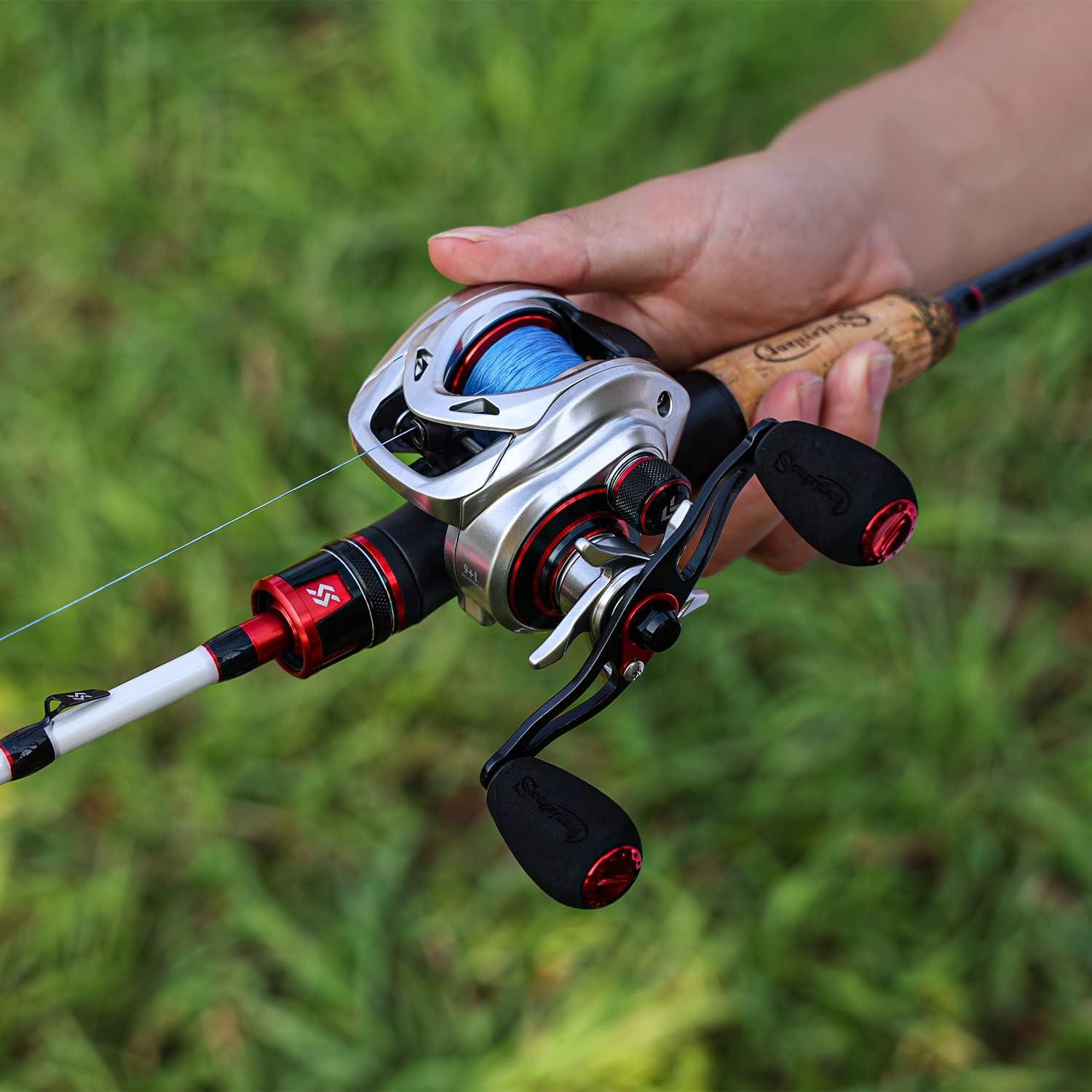 image:imageSougayilang Baitcasting Reel Lightweight Graphite Frame 9 1 AntiReverse Ball Bearings 801 HighSpeed Gear Ratio Fishing ReelLeft801