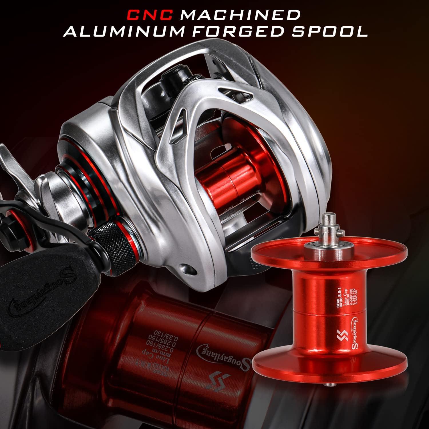 image:imageSougayilang Baitcasting Reel Lightweight Graphite Frame 9 1 AntiReverse Ball Bearings 801 HighSpeed Gear Ratio Fishing ReelLeft801