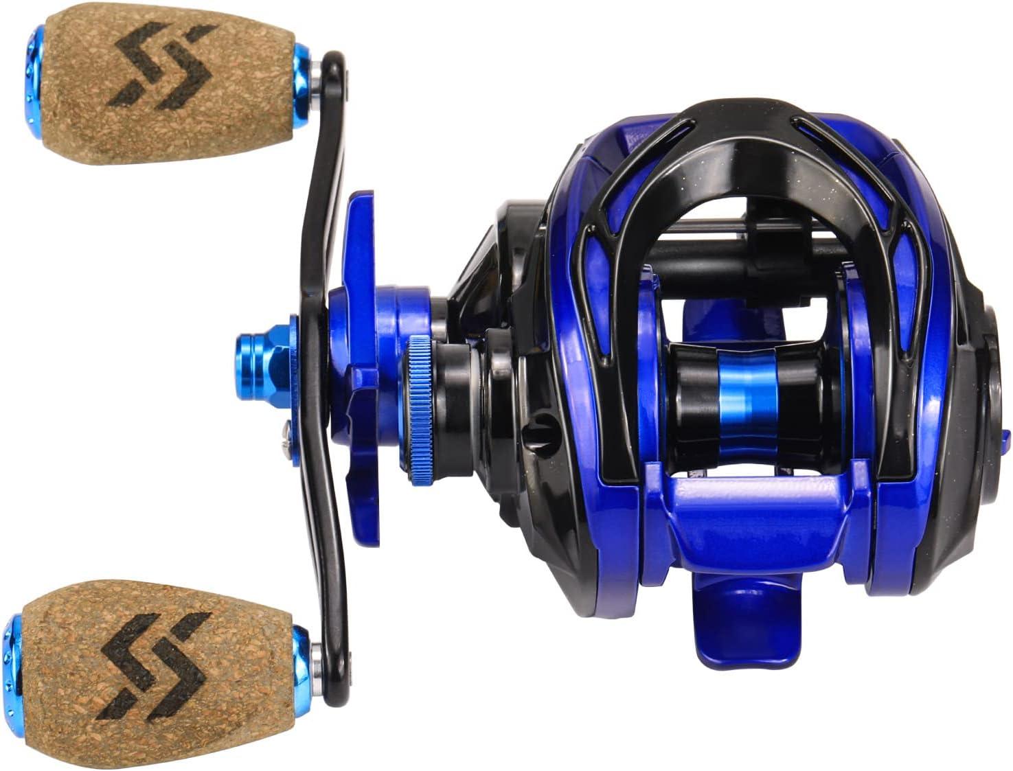 image:imageSougayilang Baitcasting Reel 701 Gear Ratio Super Smooth Power 9 1 Shielded Ball Bearings AntiCorrosion Baitcaster Reel Fishing ReelLeft Handed 731