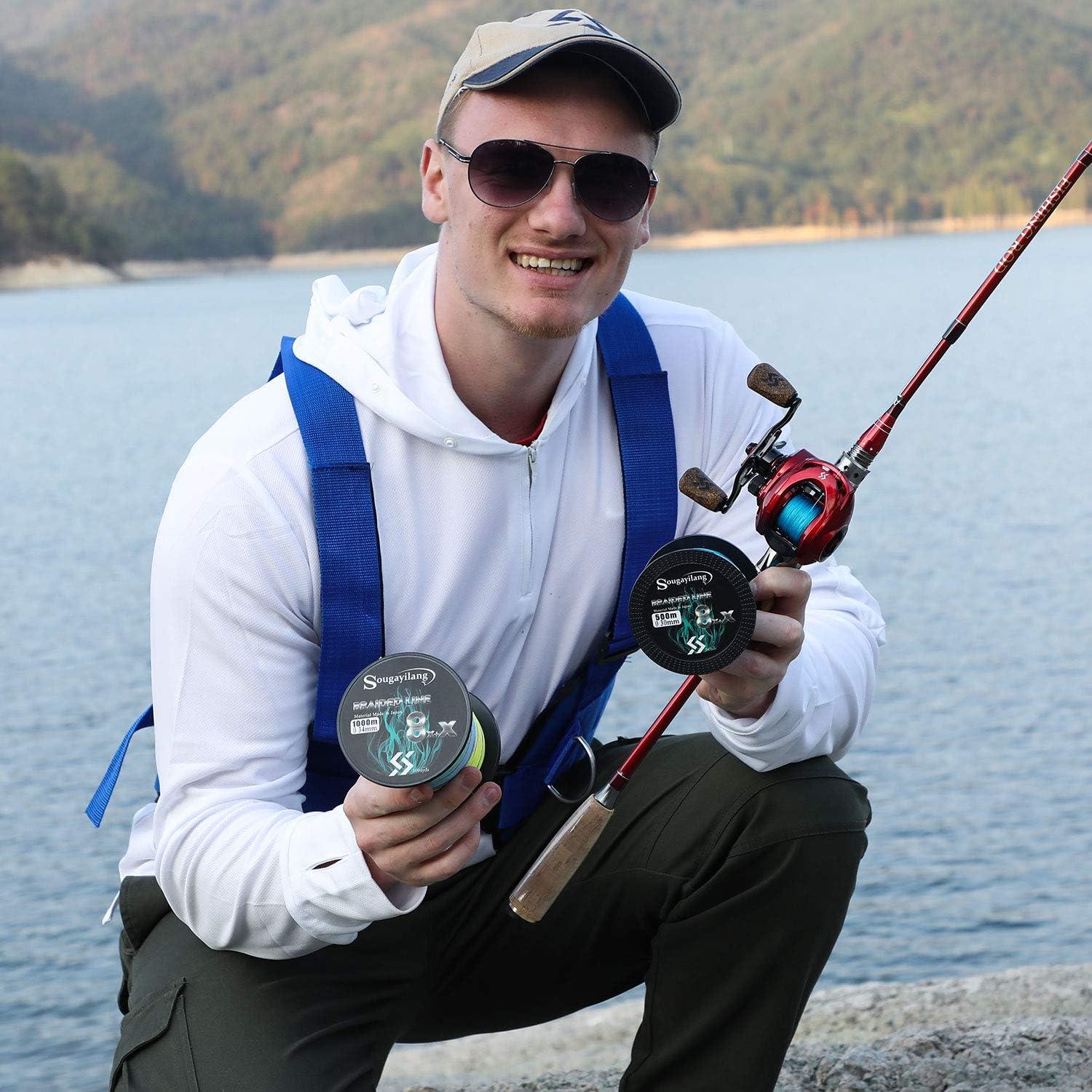 image:imageSougayilang Baitcasting Reels 81 Gear Ratio Fishing Reel with Magnetic Braking System Casting Reel 9 1 Ball Bearings Super Smooth AntiCorrosion Baitcaster ReelEnergy RedLeft