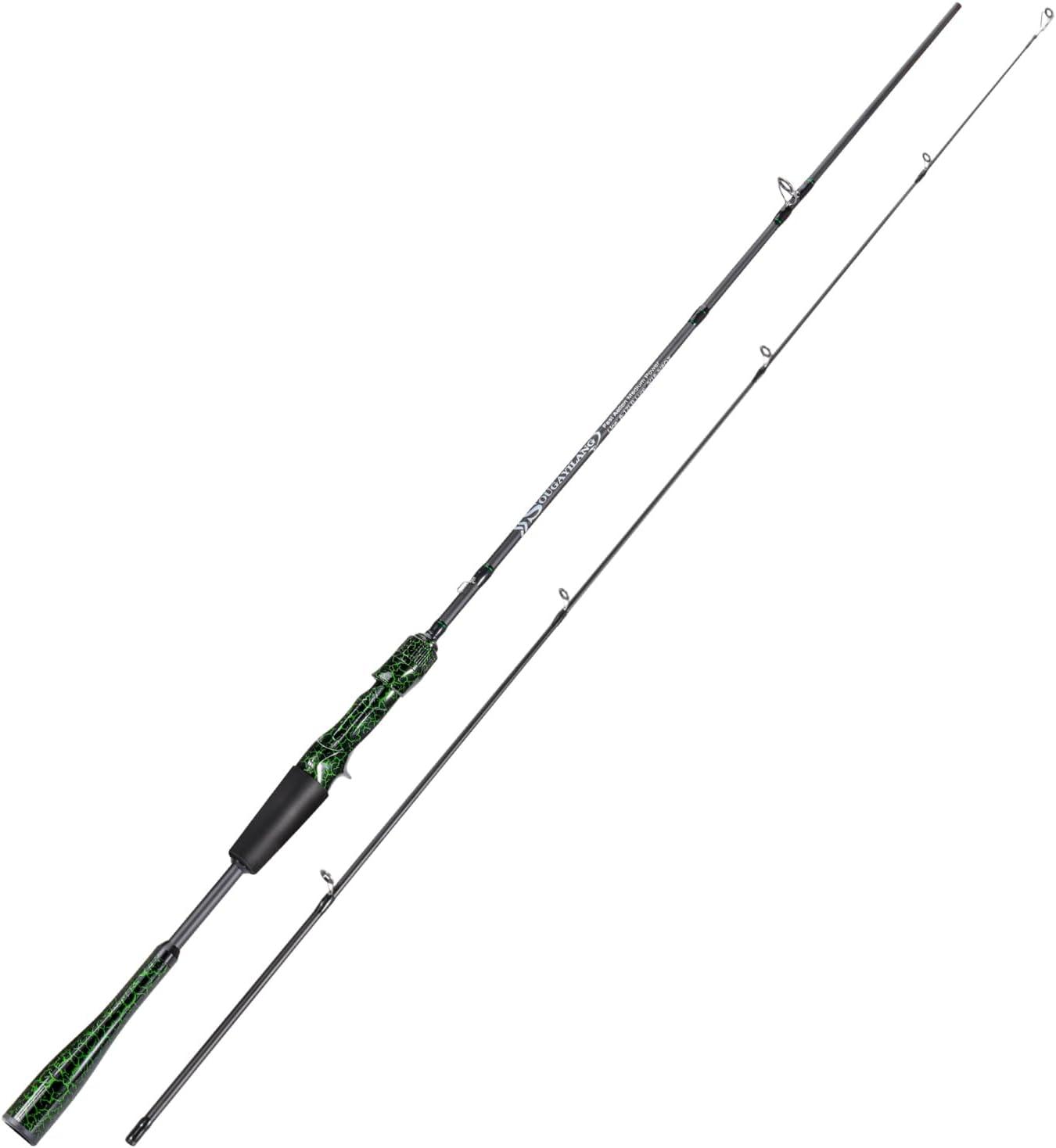 image:imageSougayilang Berdea L Fishing Rod 2Piece IM6 Carbon Fiber Strong Casting amp Spinning Rods for Bass Trout Walleye CatfishCasting