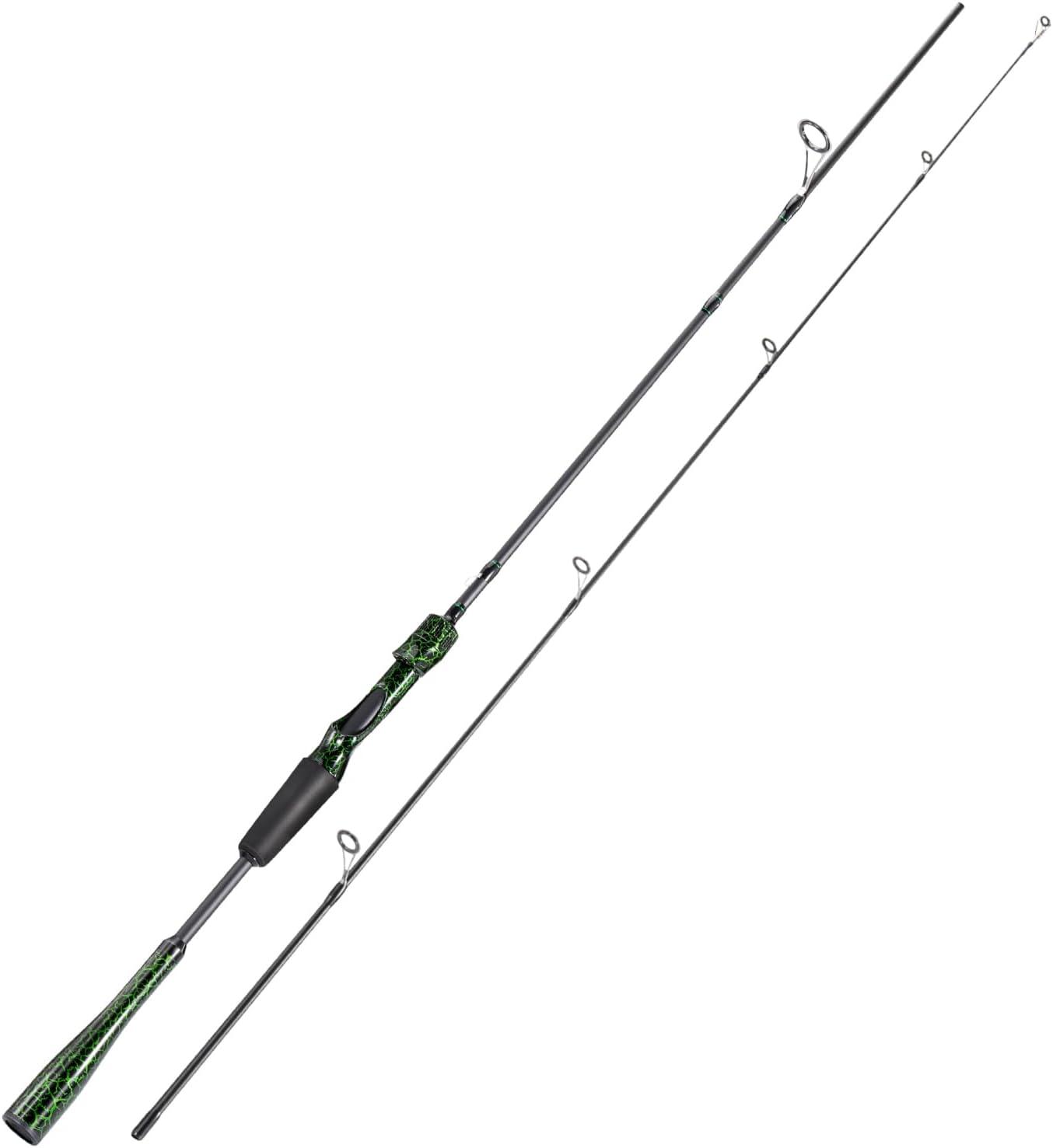 image:imageSougayilang Berdea L Fishing Rod 2Piece IM6 Carbon Fiber Strong Casting amp Spinning Rods for Bass Trout Walleye CatfishSpinning