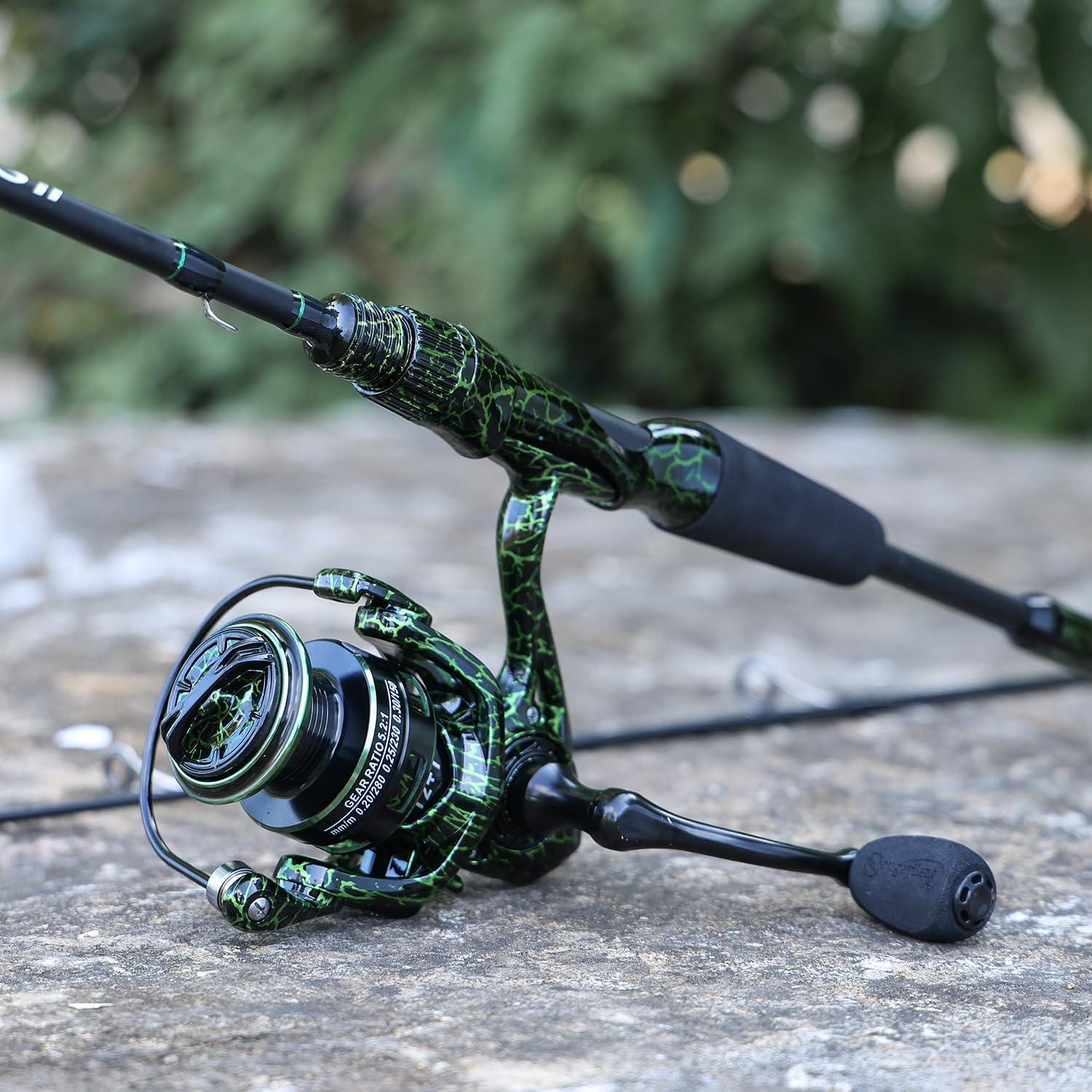 image:imageSougayilang Berdea L Fishing Rod 2Piece IM6 Carbon Fiber Strong Casting amp Spinning Rods for Bass Trout Walleye CatfishSpinning