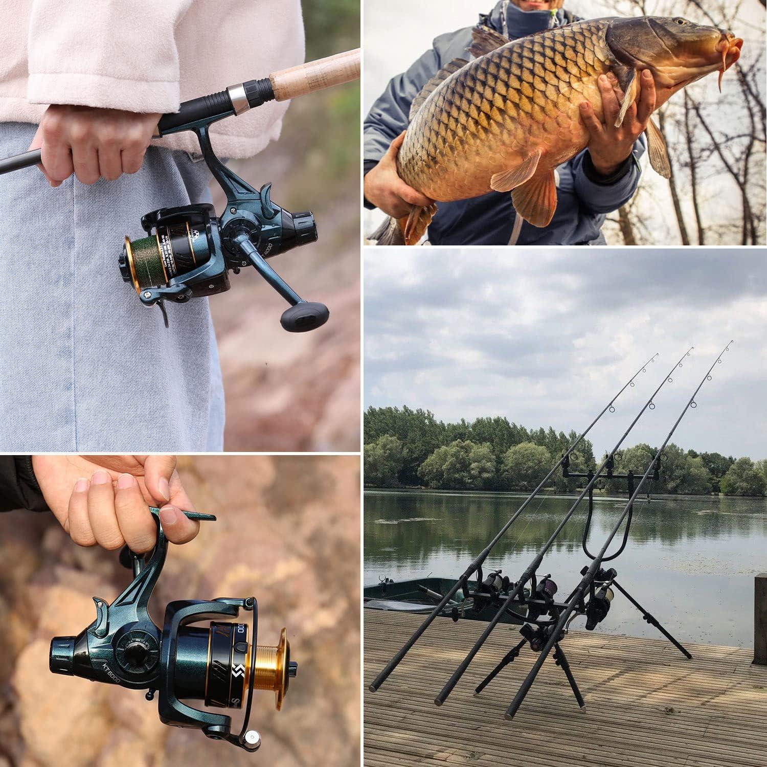 image:imageSougayilang Carp Fishing Reel 131 Stainless Steel BB Bait Feeder Spinning Reel for Freshwater and SaltwaterKT