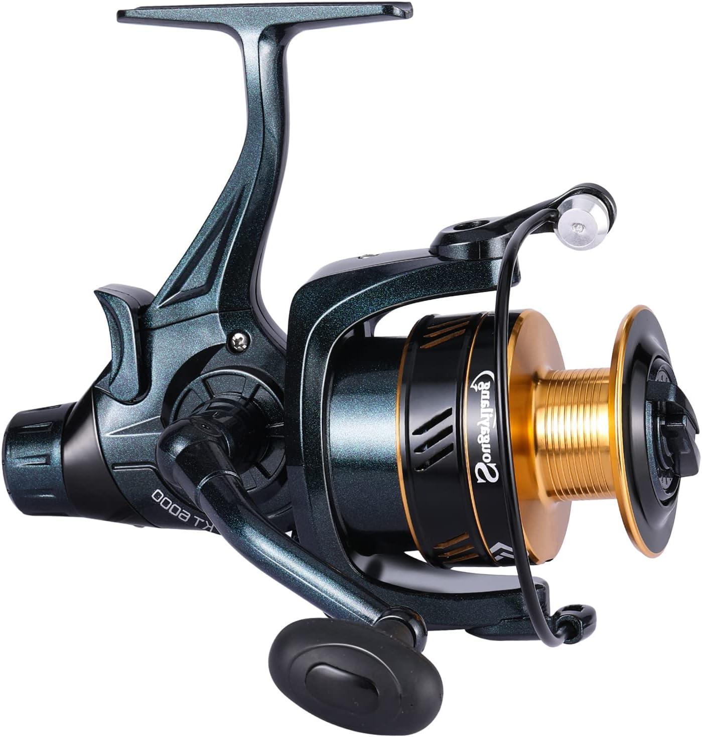 image:imageSougayilang Carp Fishing Reel 131 Stainless Steel BB Bait Feeder Spinning Reel for Freshwater and SaltwaterKT