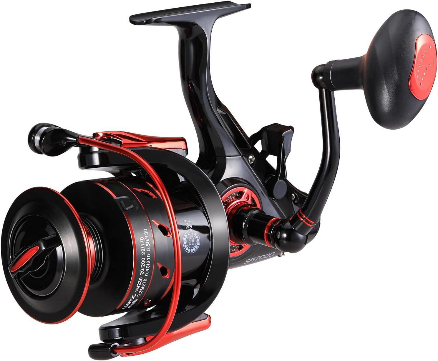 image:imageSougayilang Carp Spinning Reel Carbon Fiber Drag for Fishing Action Bait Feeder Standard Fishing Reel Runner for FreshwaterSA6000
