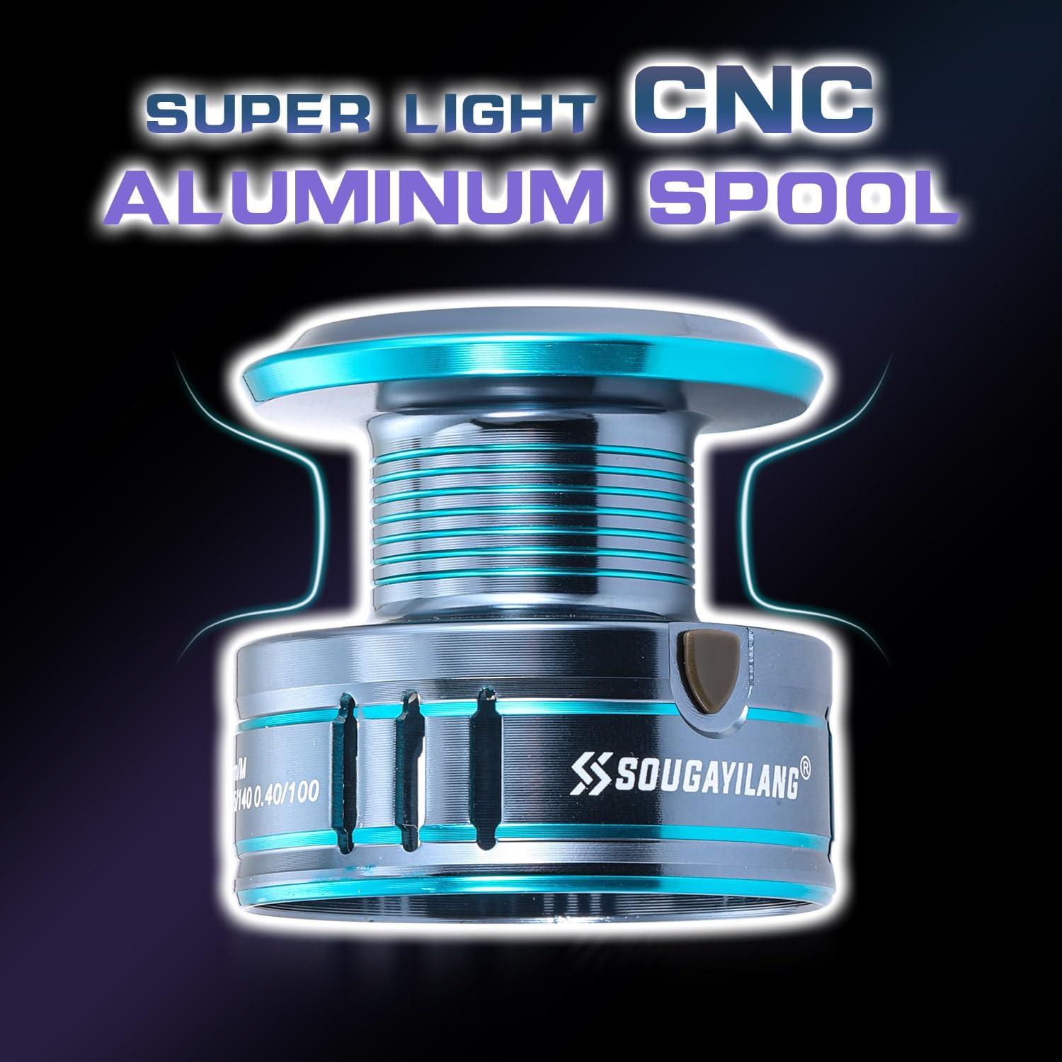 image:imageSougayilang Chameleon Paint Spinning Fishing ReelSuper Powerful Smooth Drag with 111 Ball Bearings from 1000 to 4000 Series for Freshwater Saltwatercolorful