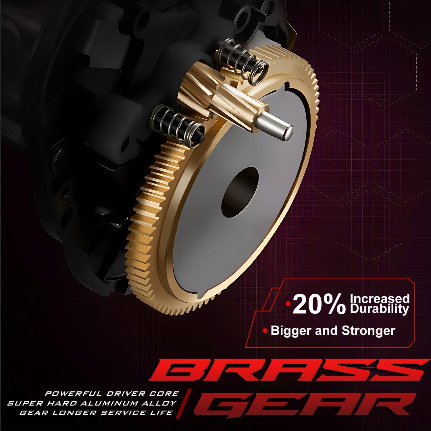 image:imageSougayilang Cool Low Profile Baitcaster Reel 300 Size 721 Gear Ratio 16lbs Max Drag Ultra Smooth for Catfish Musky BassRedLXC300 Right Handed