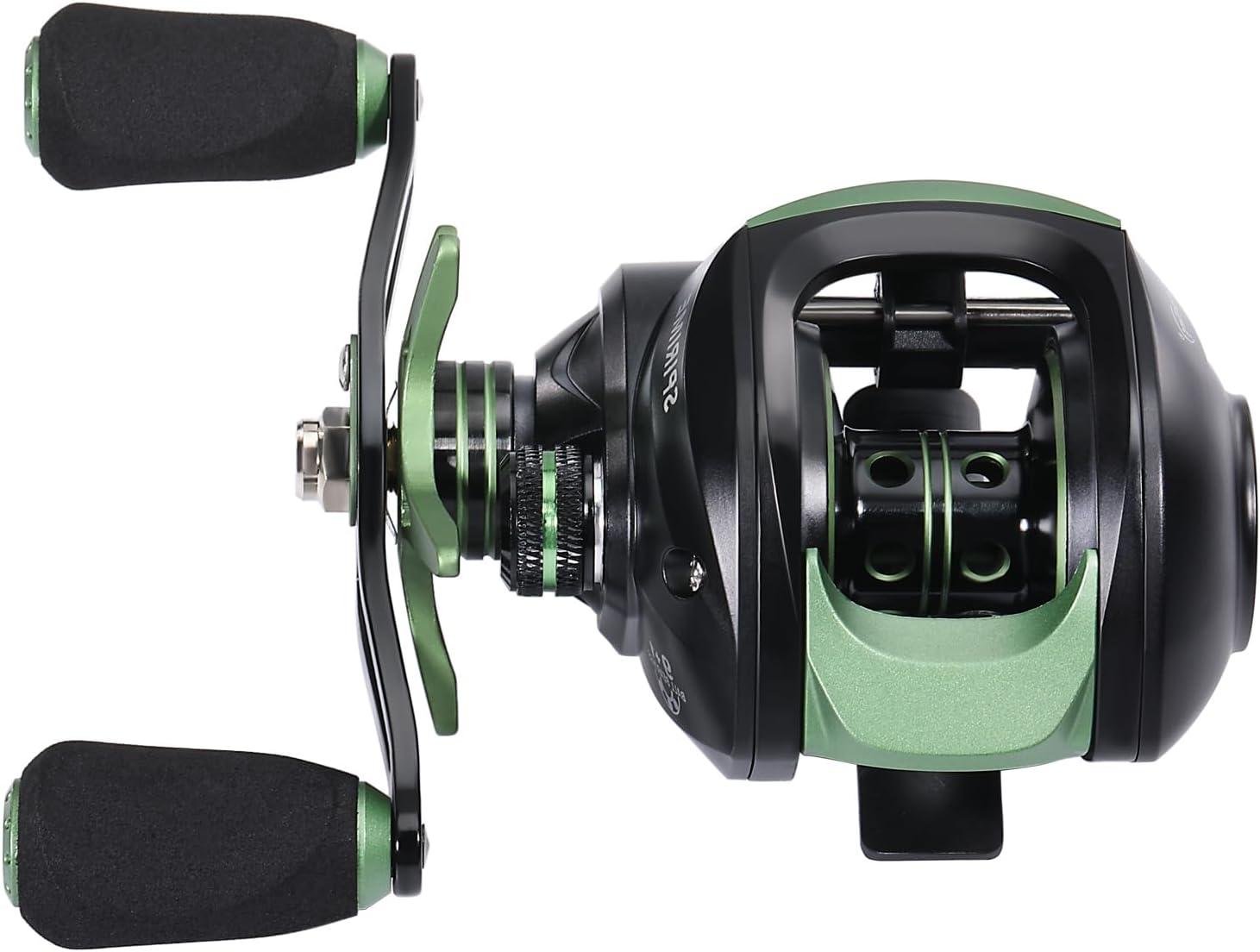image:imageSougayilang Fishing Baitcasting Reel Baitcaster Fishing Reels with 91BBMagnetic Braking SystemBlackLeft Handed