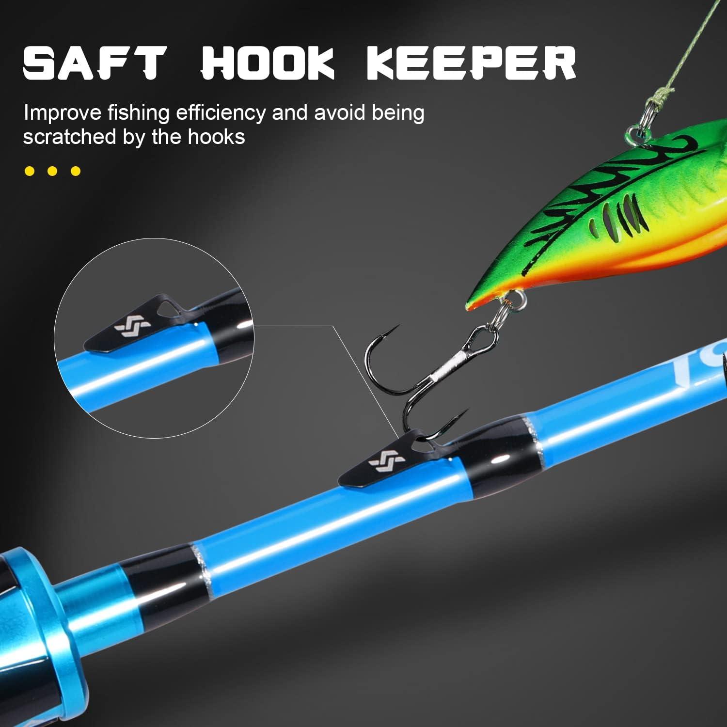 image:imageSougayilang Fishing Pole 2PC Fishing Rod with EVA Cork Handle GripBlue