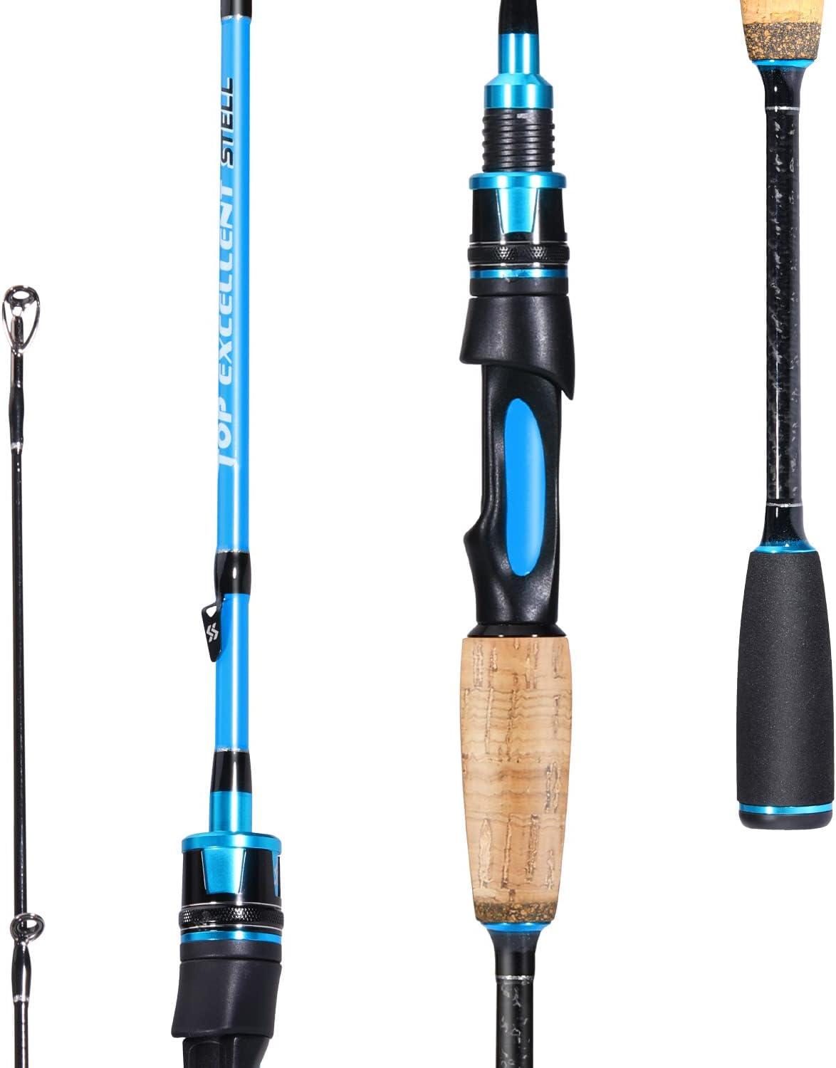 image:imageSougayilang Fishing Pole 2PC Fishing Rod with EVA Cork Handle GripBlue