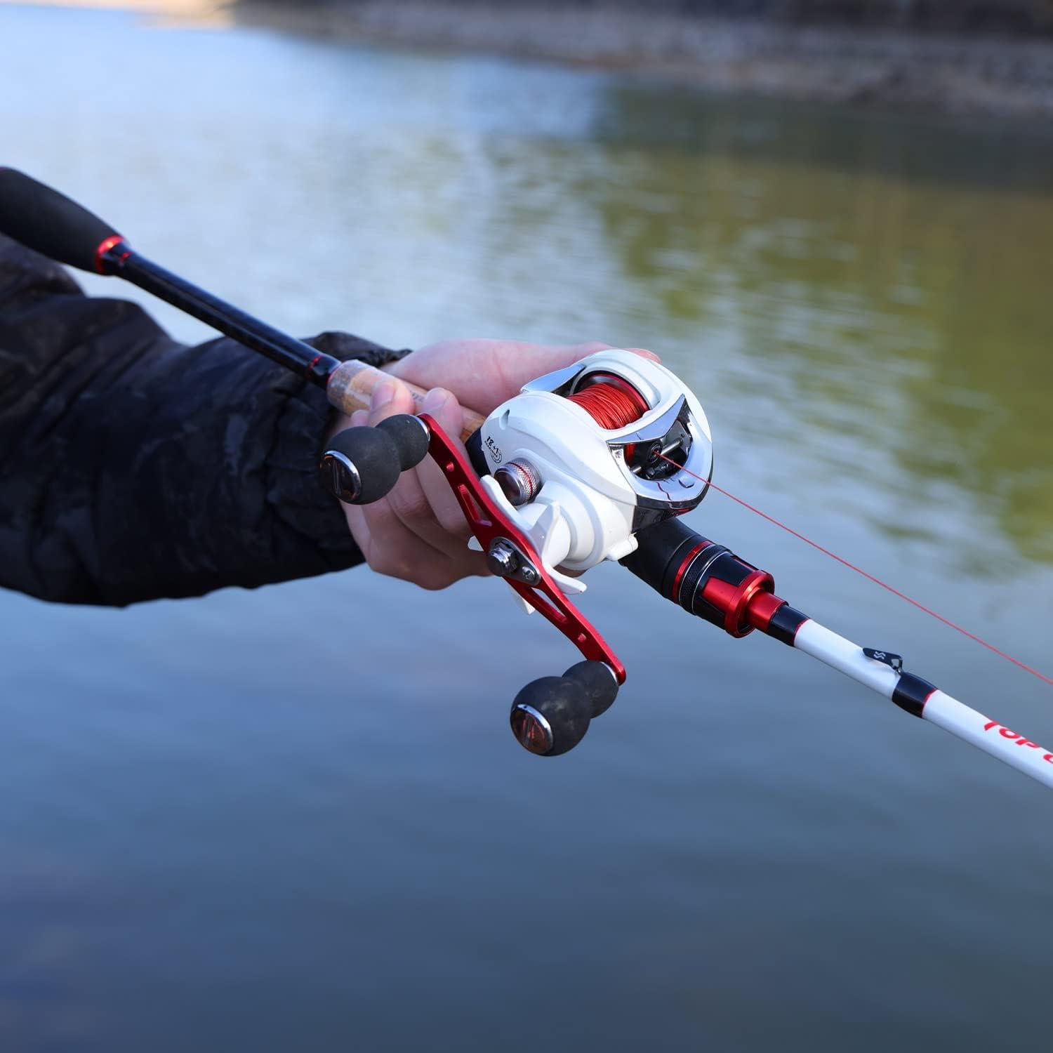 image:imageSougayilang Fishing Pole 2PC Fishing Rod with EVA Cork Handle GripPearl White