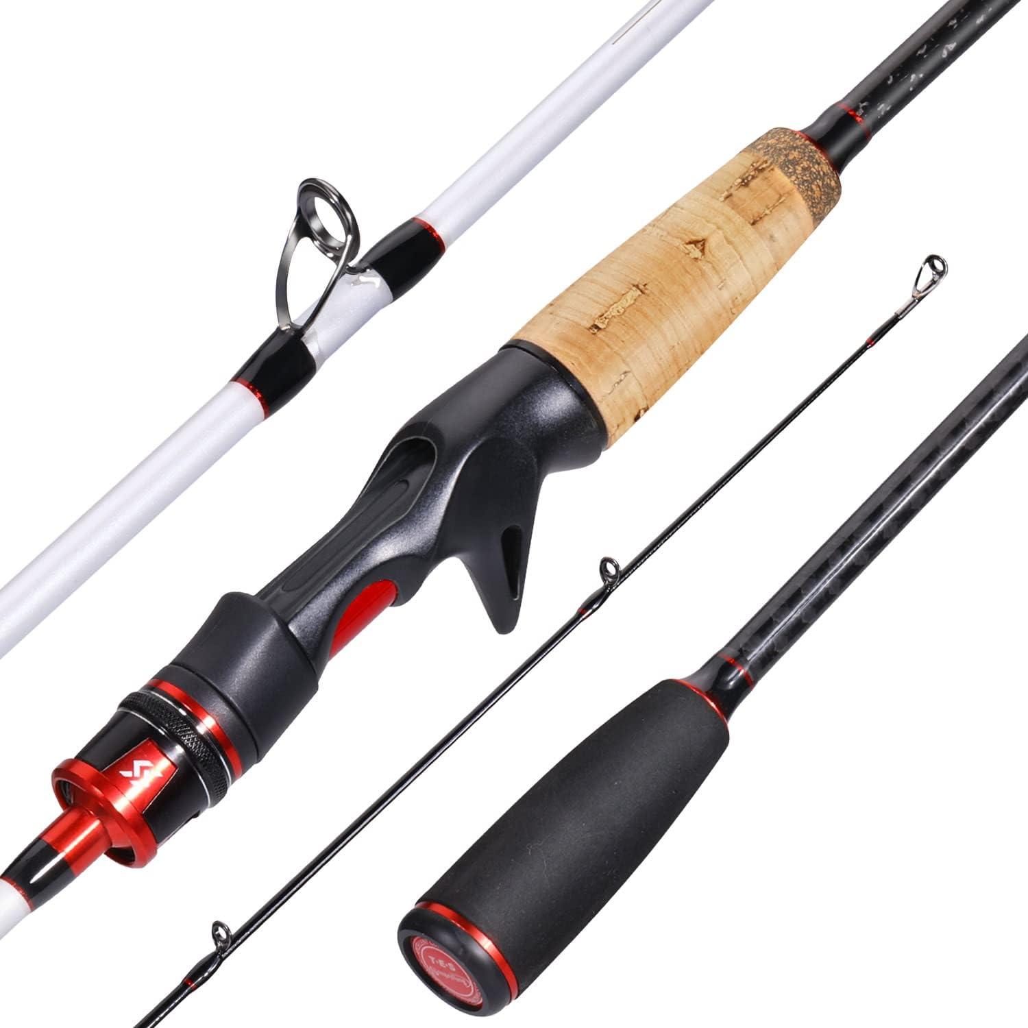 image:imageSougayilang Fishing Pole 2PC Fishing Rod with EVA Cork Handle GripPearl White