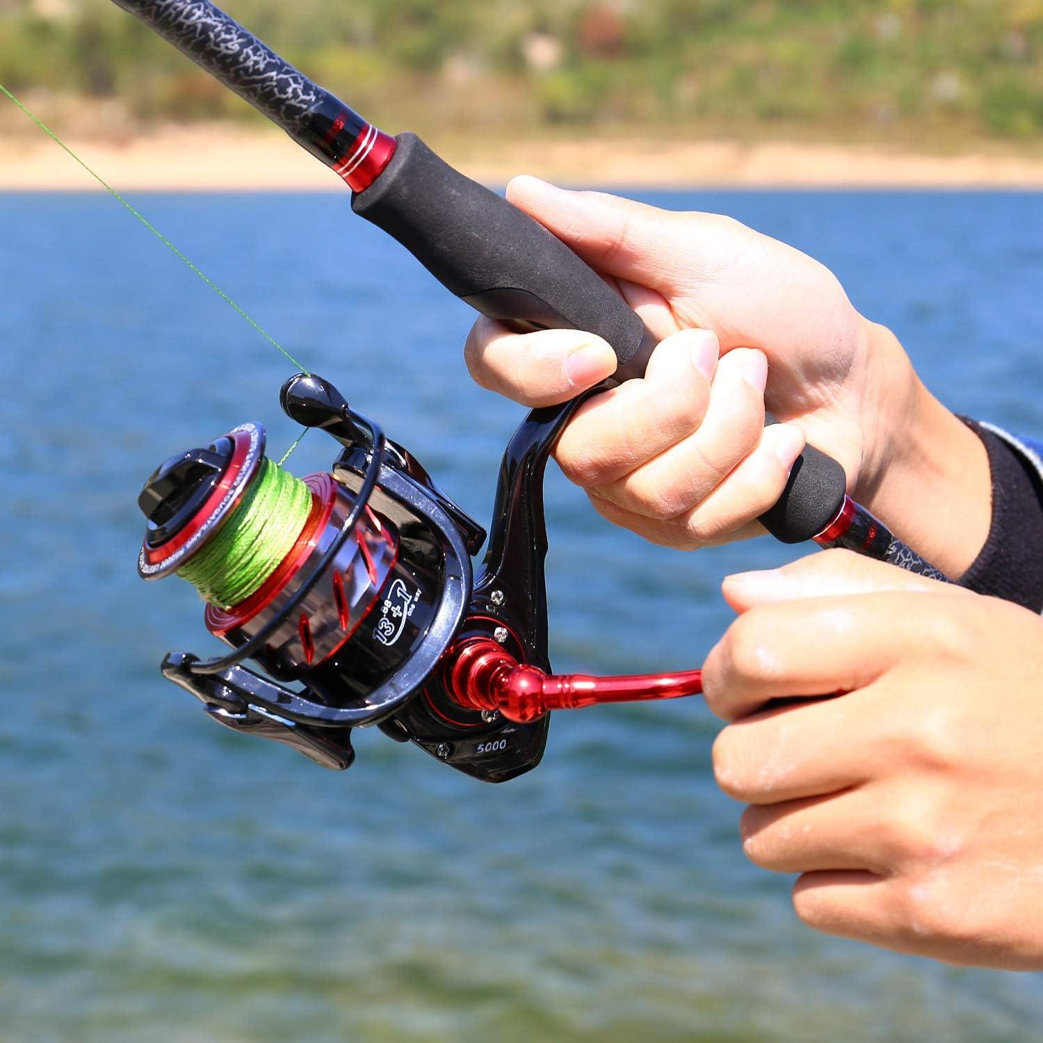 image:imageSougayilang Fishing Reel Ultra Smooth Powerful131BB Spinning ReelLightweight Graphite Frame CNC Aluminum Spool for Freshwaterred