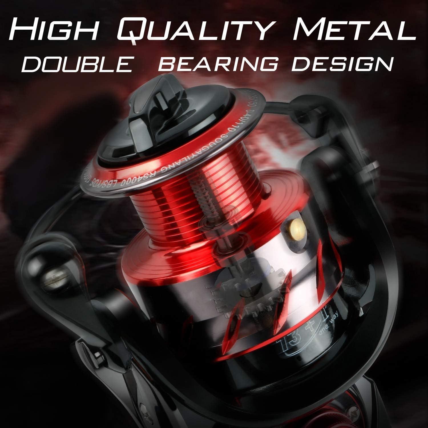 image:imageSougayilang Fishing Reel Ultra Smooth Powerful131BB Spinning ReelLightweight Graphite Frame CNC Aluminum Spool for Freshwaterred