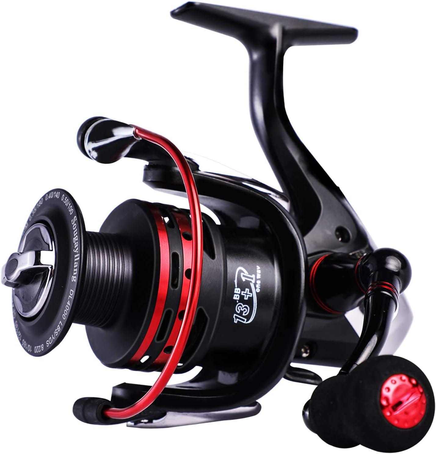 image:imageSougayilang Fishing Reels Powerful 131BB Spinning Reels Ultra Smooth Reel for Saltwater or Freshwater2000