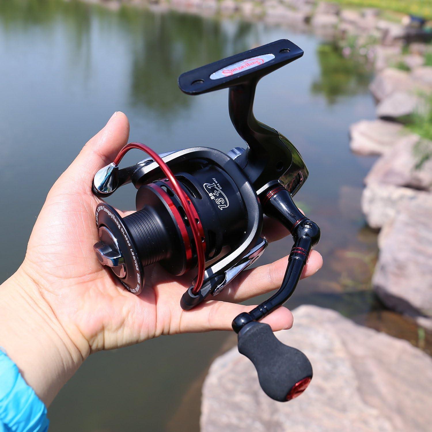 image:imageSougayilang Fishing Reels Powerful 131BB Spinning Reels Ultra Smooth Reel for Saltwater or Freshwater3000