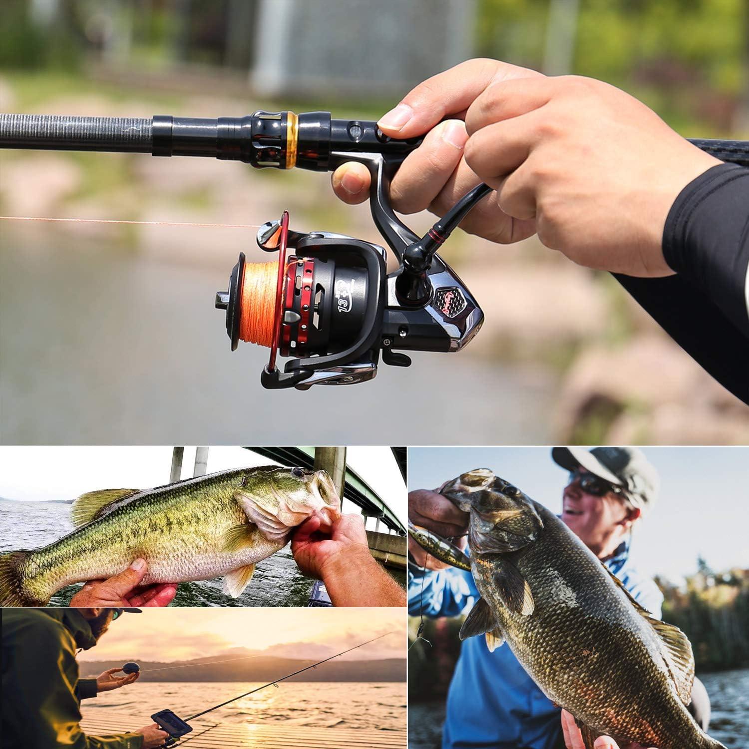image:imageSougayilang Fishing Reels Powerful 131BB Spinning Reels Ultra Smooth Reel for Saltwater or Freshwater3000