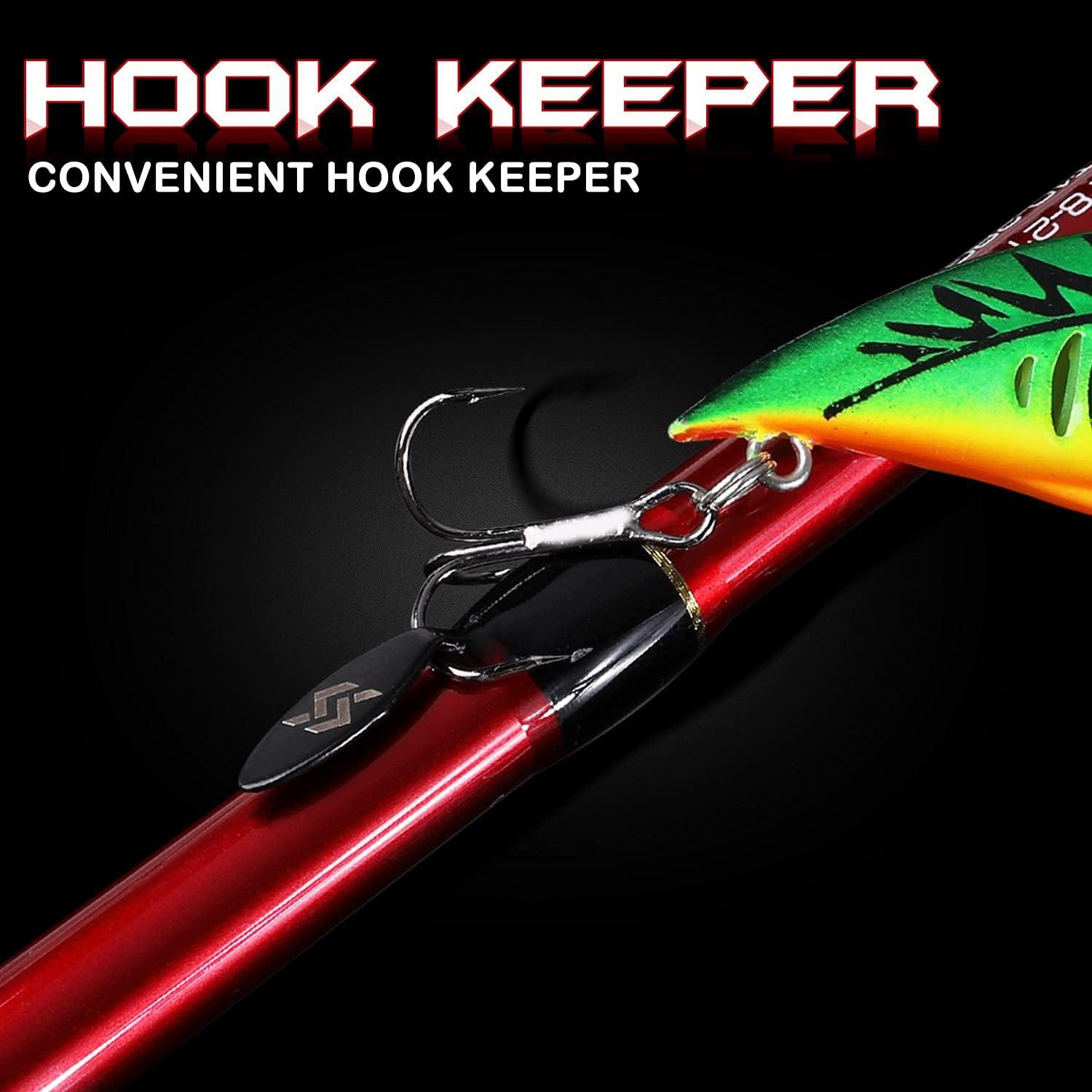 image:imageSougayilang Fishing Rod 2Pc Casting Rod Spinning Rod for Freshwater Tournament Quality Fishing Pole with 2 Tips for BassSpinningRedTwin Tips