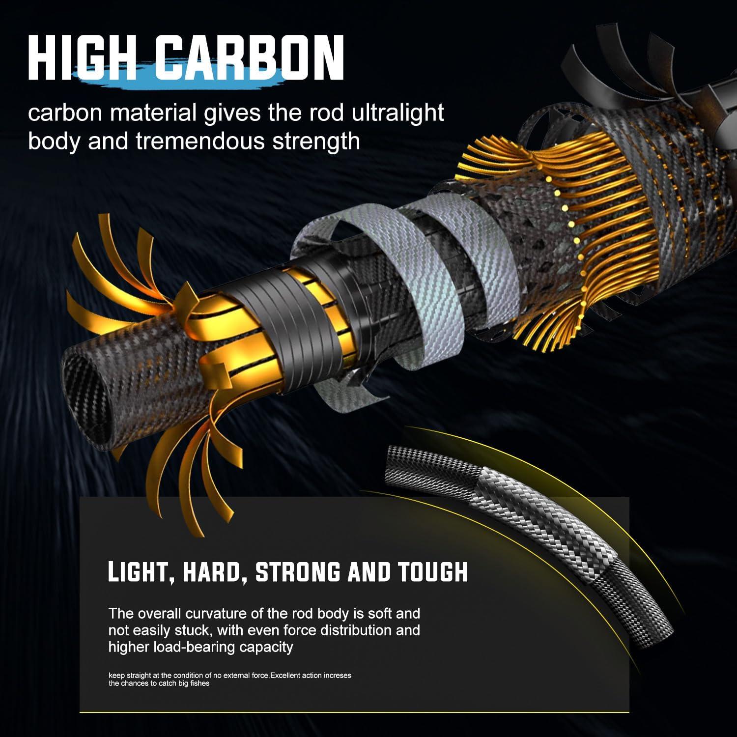 image:imageSougayilang Fishing Rod Combo 2Piece Trolling Fishing Reel Combo with 381 Gear Ratio amp 31 Bearings Aluminum Reel Seat for SaltwaterBig Game FishLDT30Left Handed