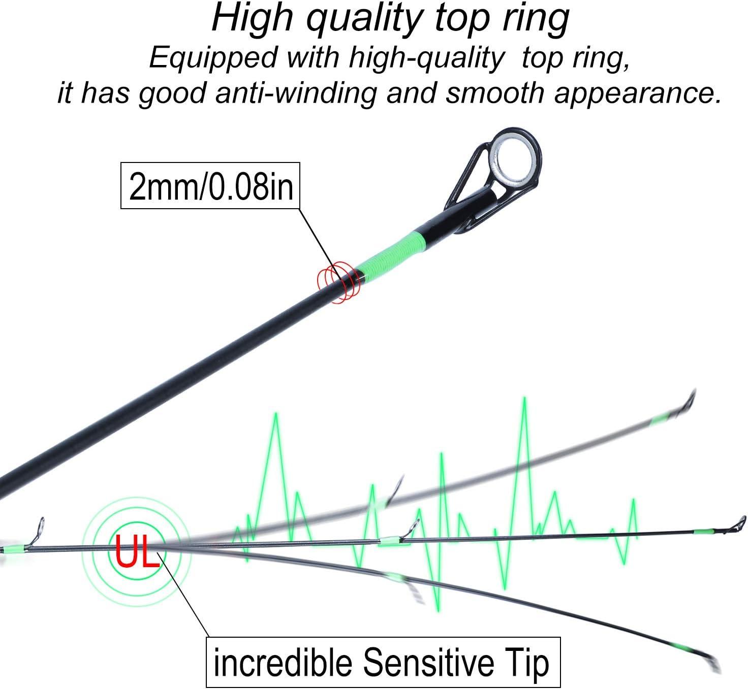 image:imageSougayilang Flexible Fishing Rods Spinning Rods amp Casting Rods Lightweight Trout Rods 2 Pieces Cork Handle Crappie FishingSPIN