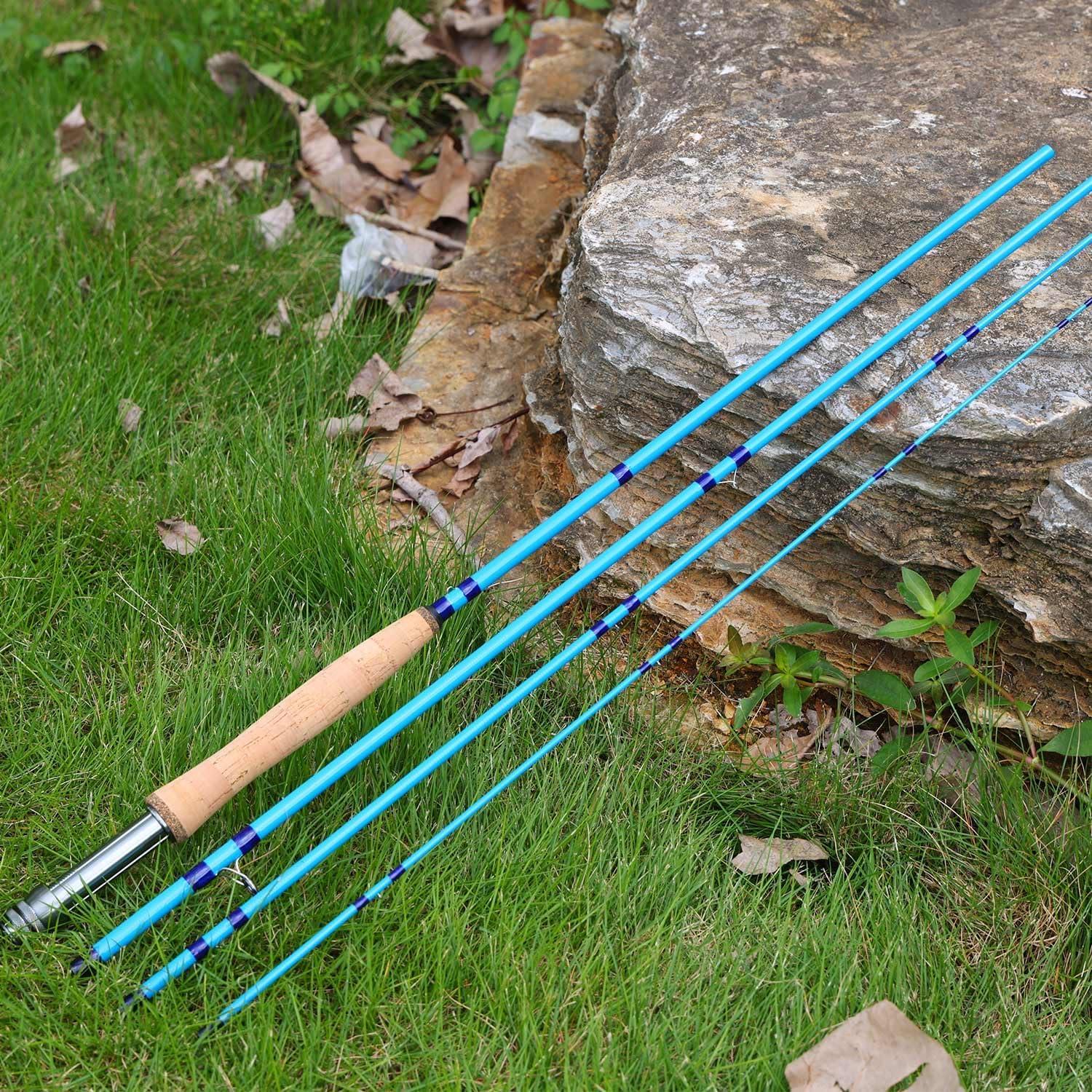 image:imageSougayilang Fly Fishing Rod HighPerformance IM8 Carbon Blank 9ft for 56wt and 78wt TravelFriendly DesignBlue9 5wt 4sec