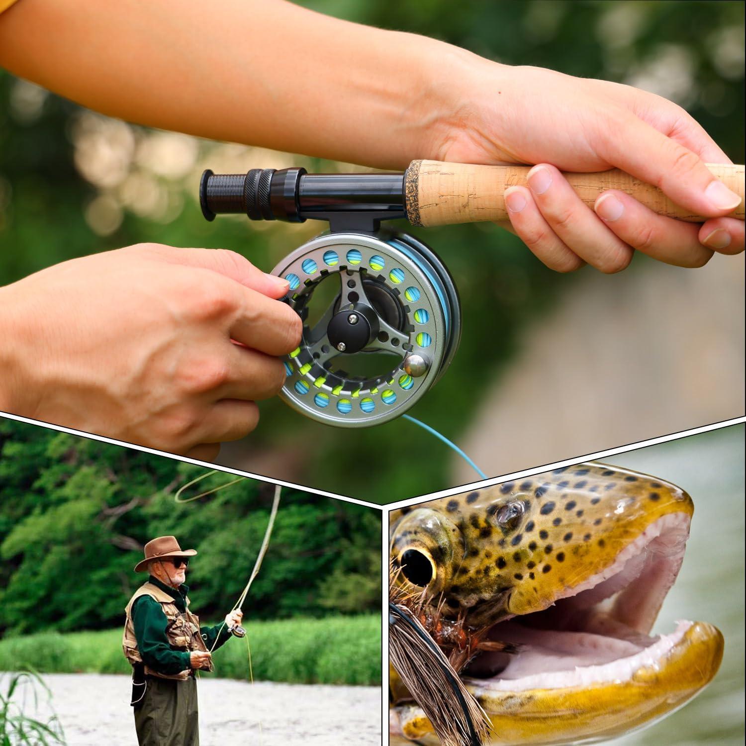 image:imageSougayilang Fly Fishing Rod HighPerformance IM8 Carbon Blank 9ft for 56wt and 78wt TravelFriendly DesignGreen9 5wt 4sec