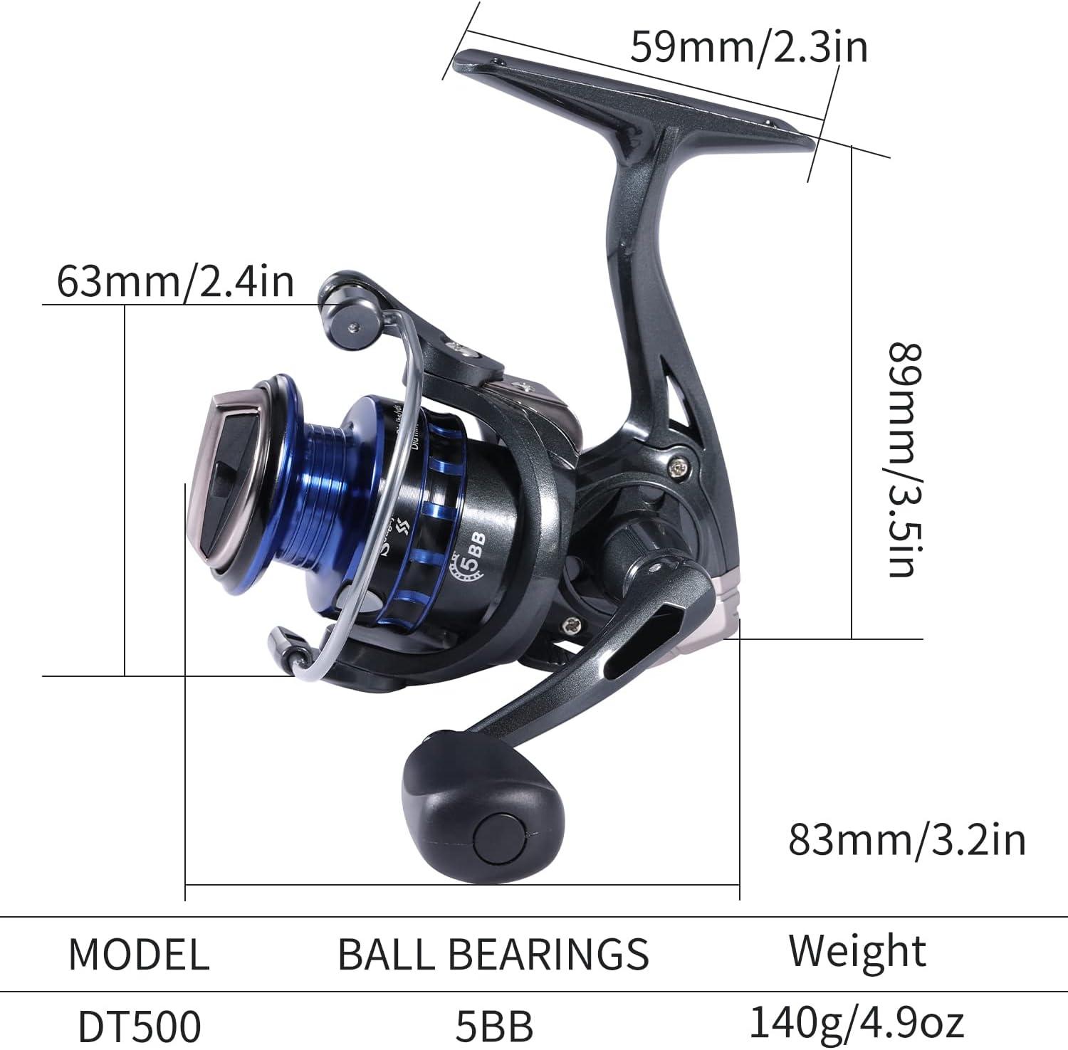 image:imageSougayilang Ice Fishing Rod and Reel Combo Ice Fishing Gear Complete Kit Include Ice Jig and Ice Fishing Accessories Spinning Ice Fishing Combos25 ML Ice Combo Only Fishing Rod and Reel