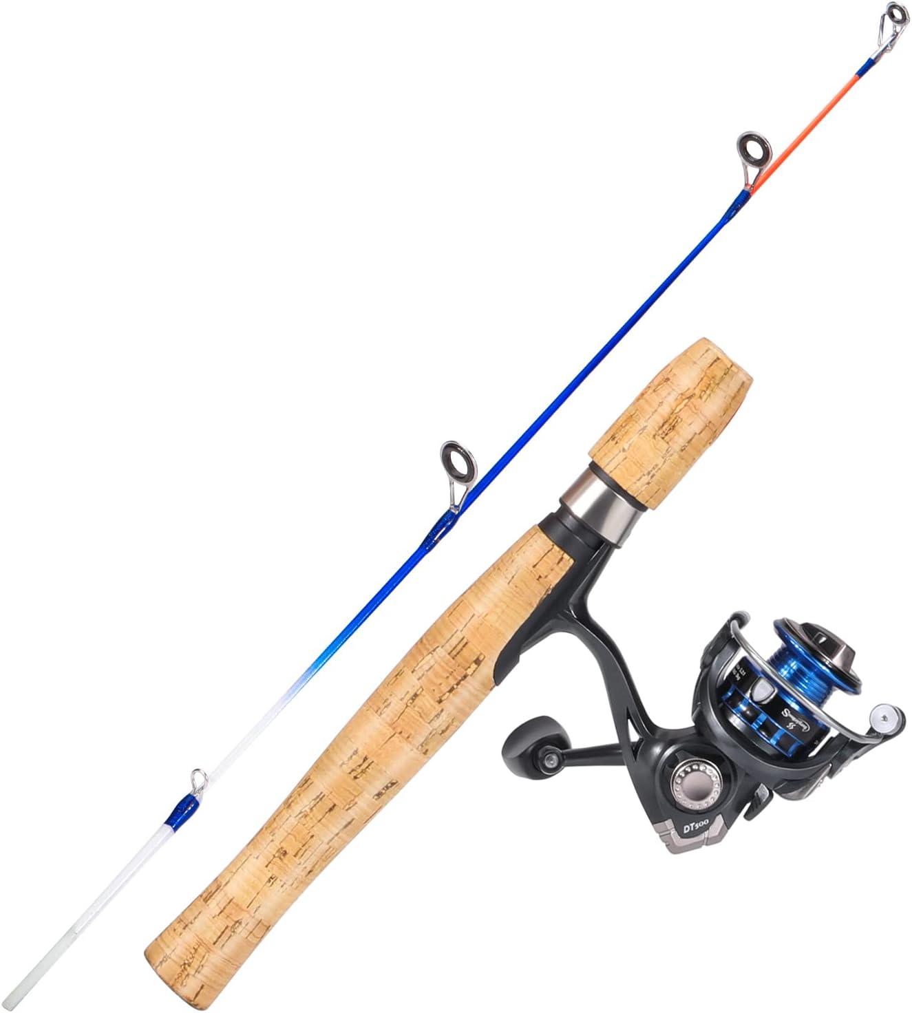 image:imageSougayilang Ice Fishing Rod and Reel Combo Ice Fishing Gear Complete Kit Include Ice Jig and Ice Fishing Accessories Spinning Ice Fishing Combos25 ML Ice Combo Only Fishing Rod and Reel