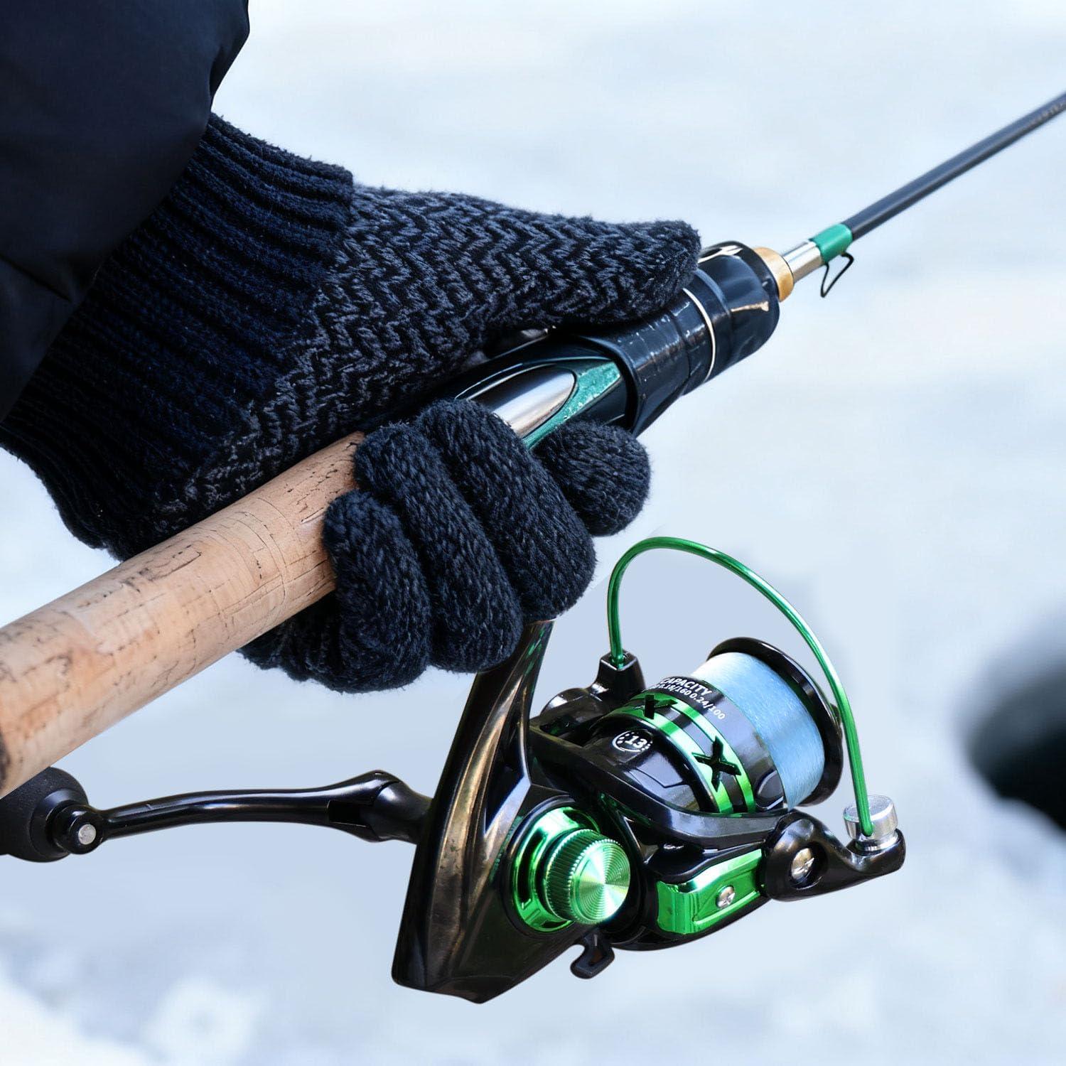 image:imageSougayilang Ice Fishing Rod and Reel Combo Ice Fishing Gear Complete Kit Include Ice Jig and Ice Fishing Accessories Spinning Ice Fishing Combos28 Ice Combo Fishing Rod and ReelXE
