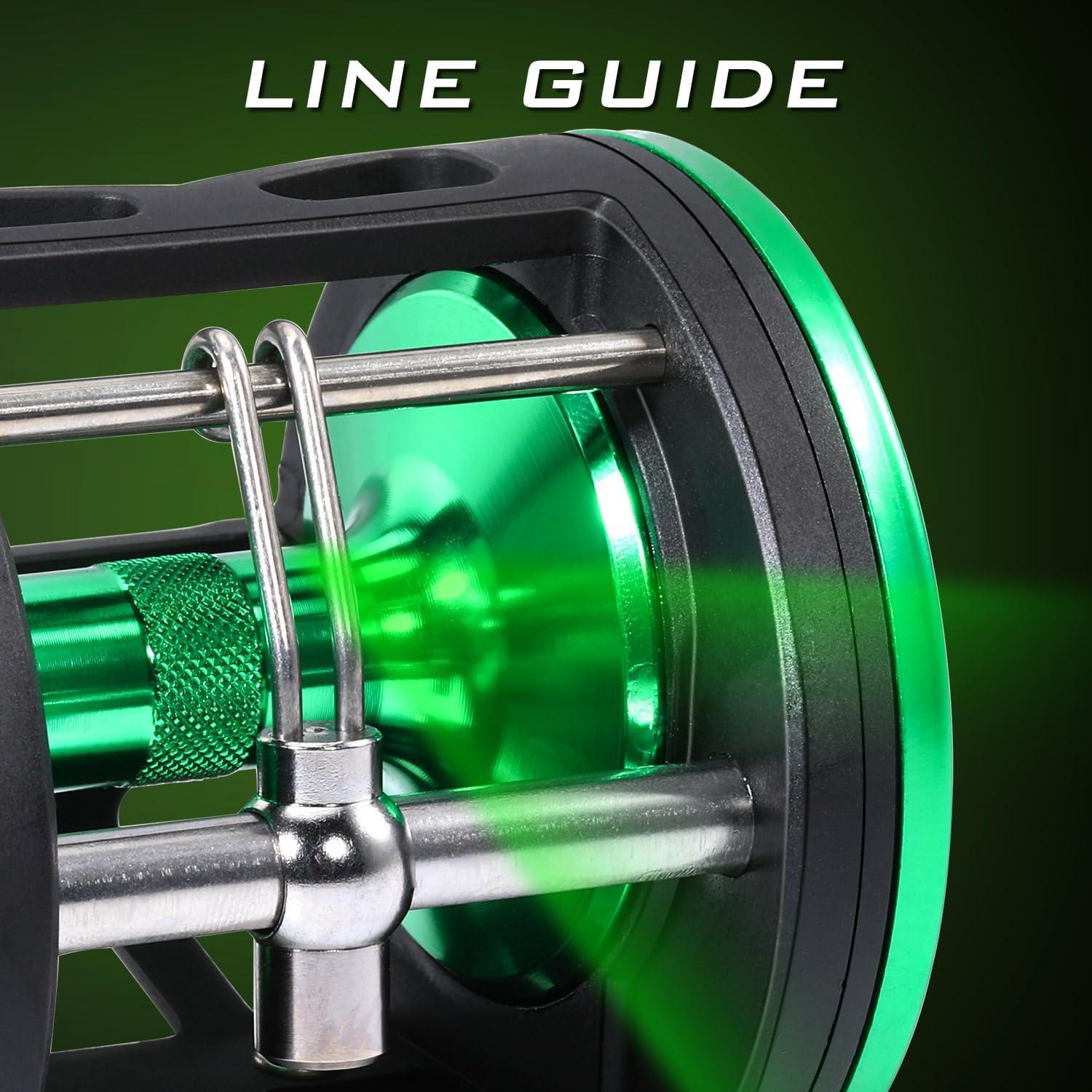 image:imageSougayilang Premium Catfish Rod and Reel Combo Medium Heavy TwoPiece Catfish Rod Conventional Reel Combo for Catfish Salmon and SteelheadLDT30left hand