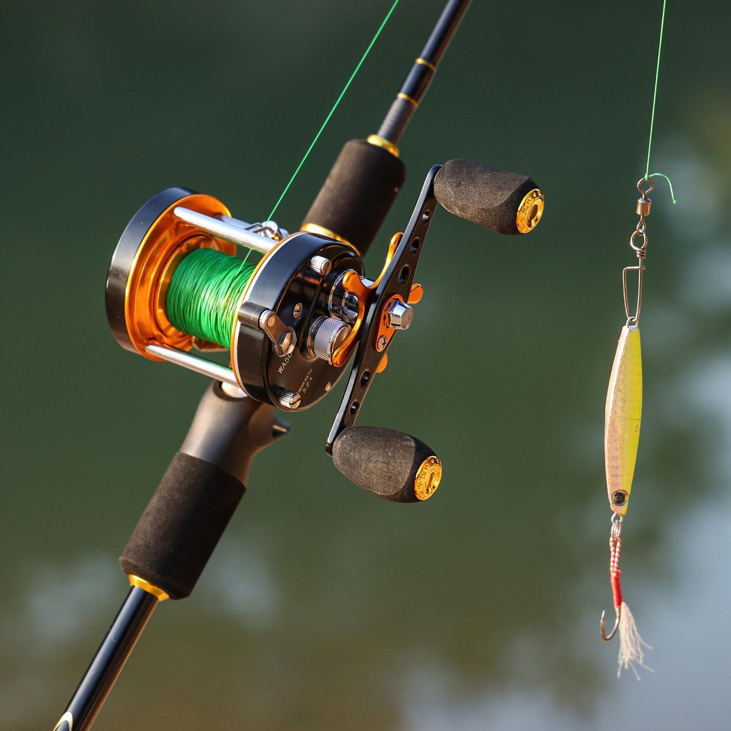 image:imageSougayilang Slow Pitch Jigging Rod 40 Ton Carbon Fiber Blank 2Piece Casting Rod for Snapper Grouper TunaHairtail and Spanish Mackerel17m56ft