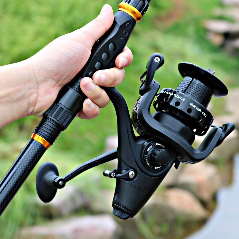 image:imageSougayilang Spinning Fishing Reel 121BB Metal Body Smooth Carp Spinning Reels for Saltwater Freshwater FishingBE5000
