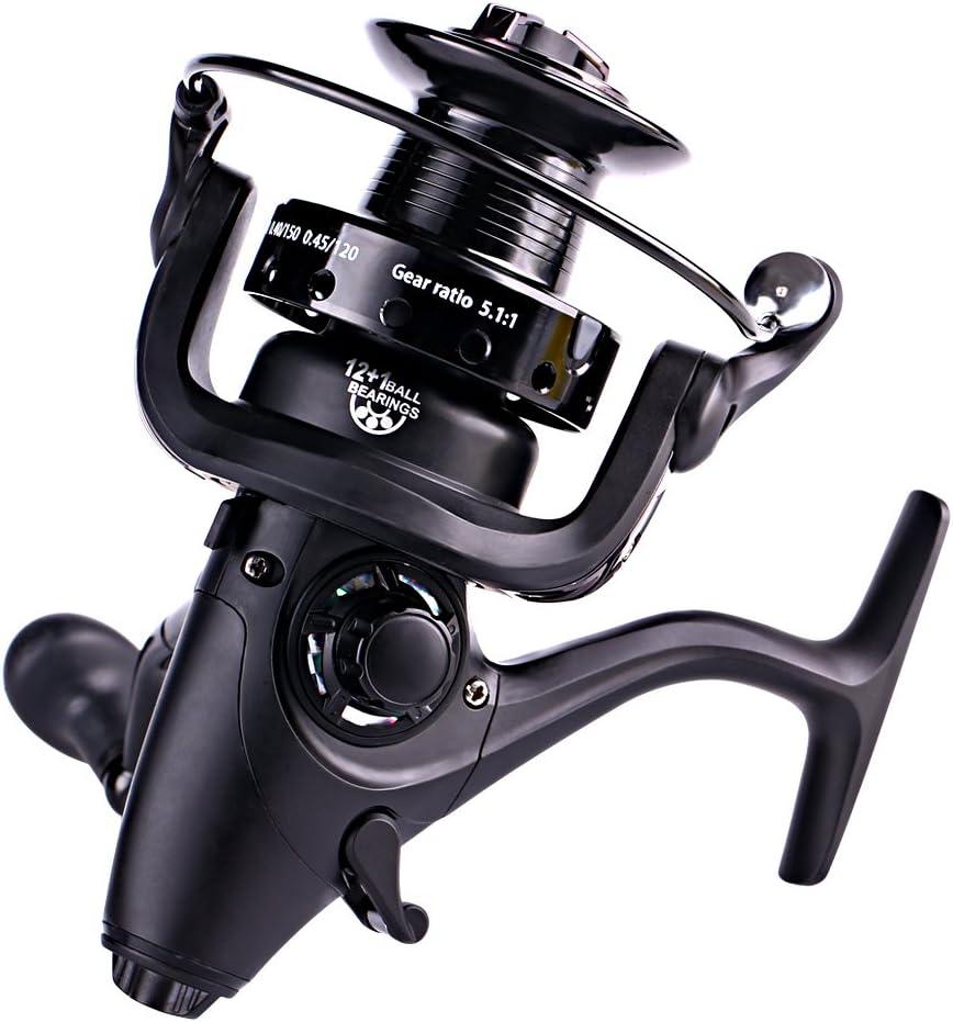 image:imageSougayilang Spinning Fishing Reel 121BB Metal Body Smooth Carp Spinning Reels for Saltwater Freshwater FishingBE5000