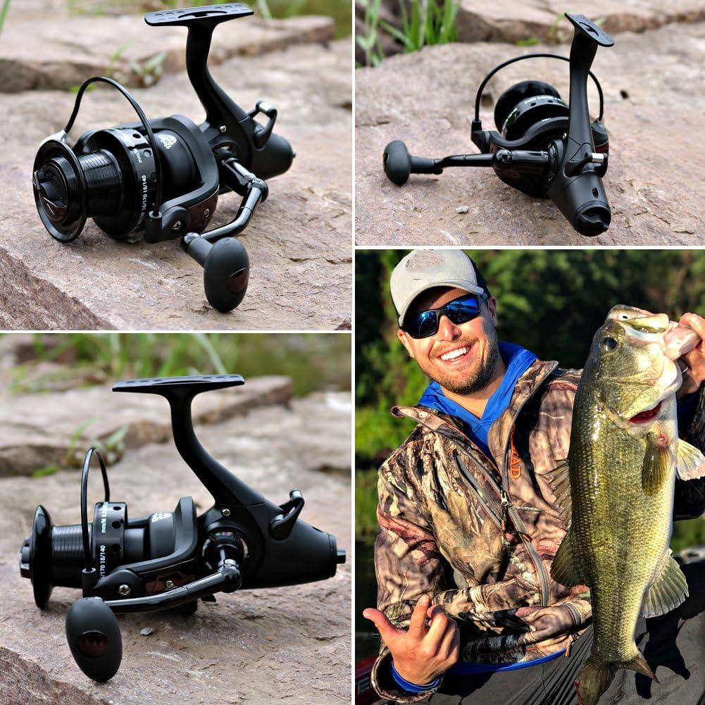 image:imageSougayilang Spinning Fishing Reel 121BB Metal Body Smooth Carp Spinning Reels for Saltwater Freshwater FishingBE6000