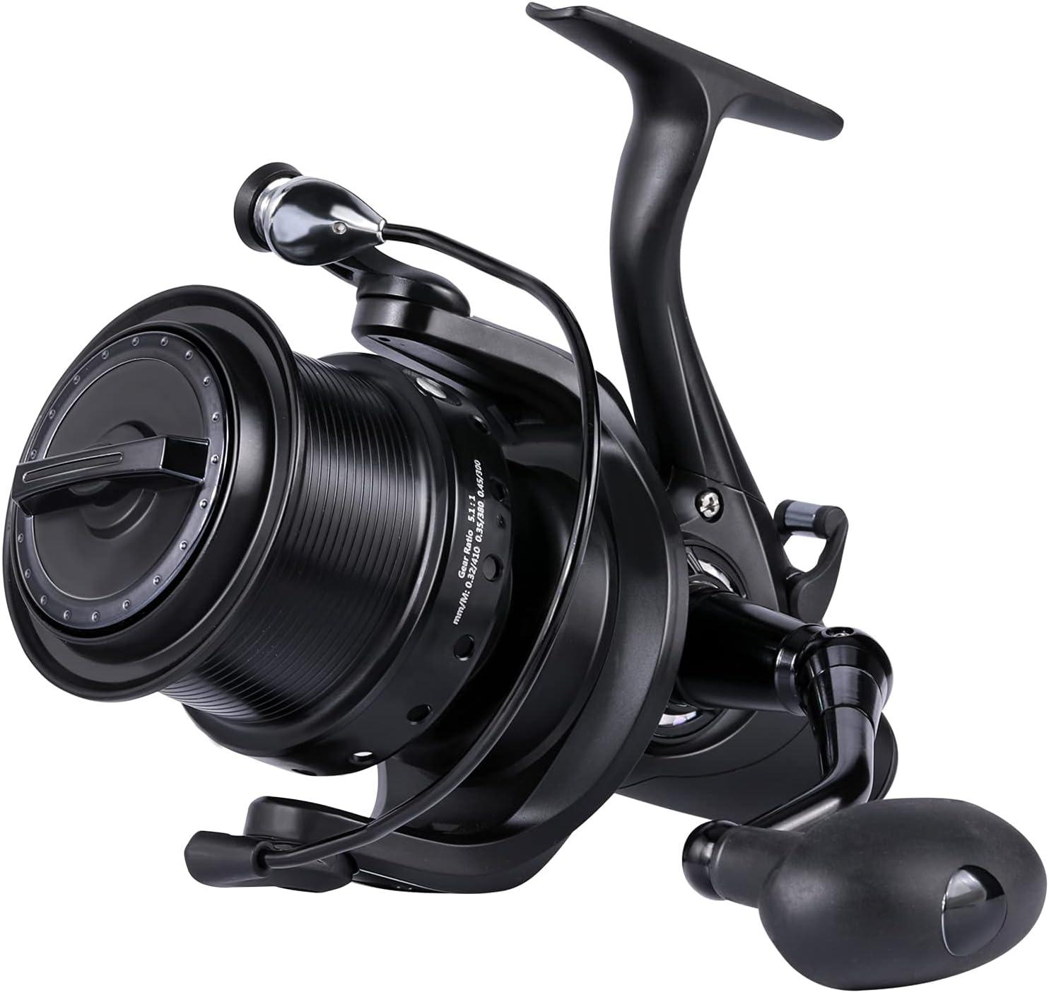 image:imageSougayilang Spinning Fishing Reel 121BB Metal Body Smooth Carp Spinning Reels for Saltwater Freshwater FishingBE9000