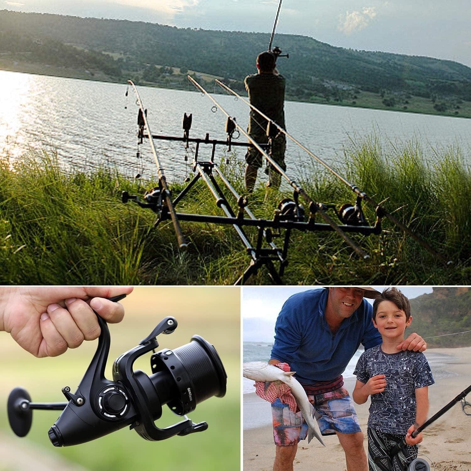 image:imageSougayilang Spinning Fishing Reel 121BB Metal Body Smooth Carp Spinning Reels for Saltwater Freshwater FishingBE9000