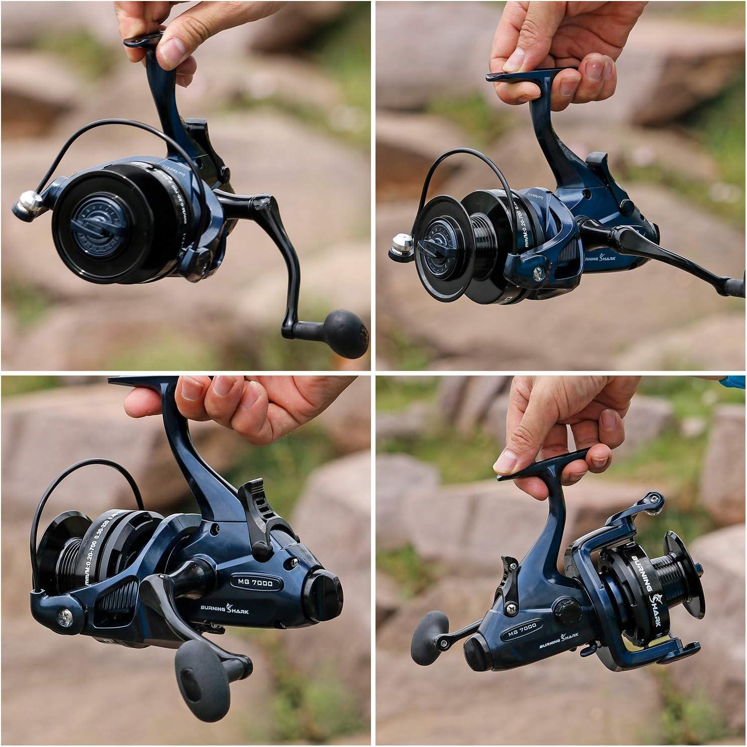 image:imageSougayilang Spinning Fishing Reel 121BB Metal Body Smooth Carp Spinning Reels for Saltwater Freshwater FishingMG7000