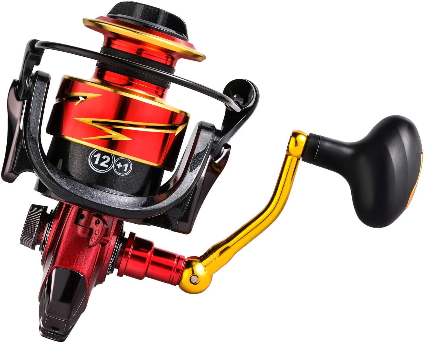 image:imageSougayilang Spinning Reel Lightweight Reels 121 Stainless BB Ultra Smooth Fishing Reel for FreshwaterLB