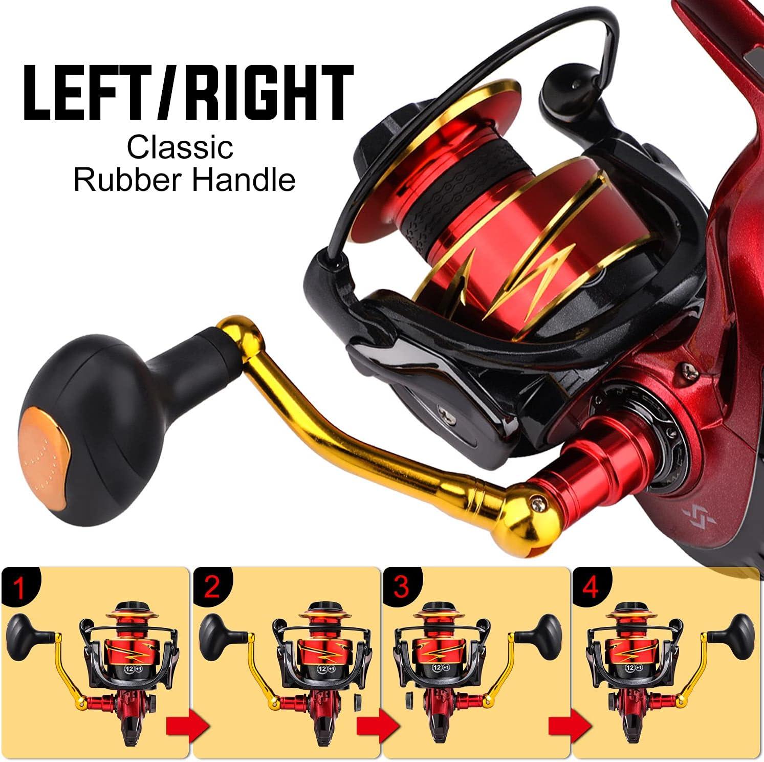 image:imageSougayilang Spinning Reel Lightweight Reels 121 Stainless BB Ultra Smooth Fishing Reel for FreshwaterLB