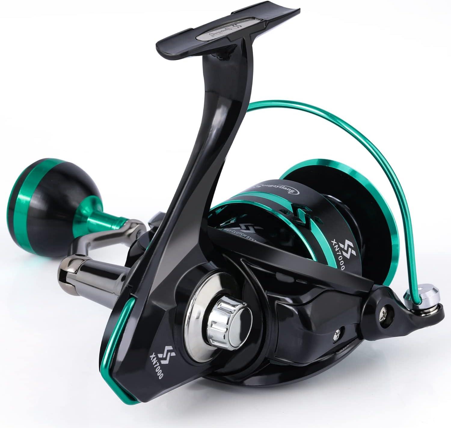 image:imageSougayilang Spinning Reels Light Weight Ultra Smooth Powerful Fishing Reels Red amp Blue amp GoldenABlue