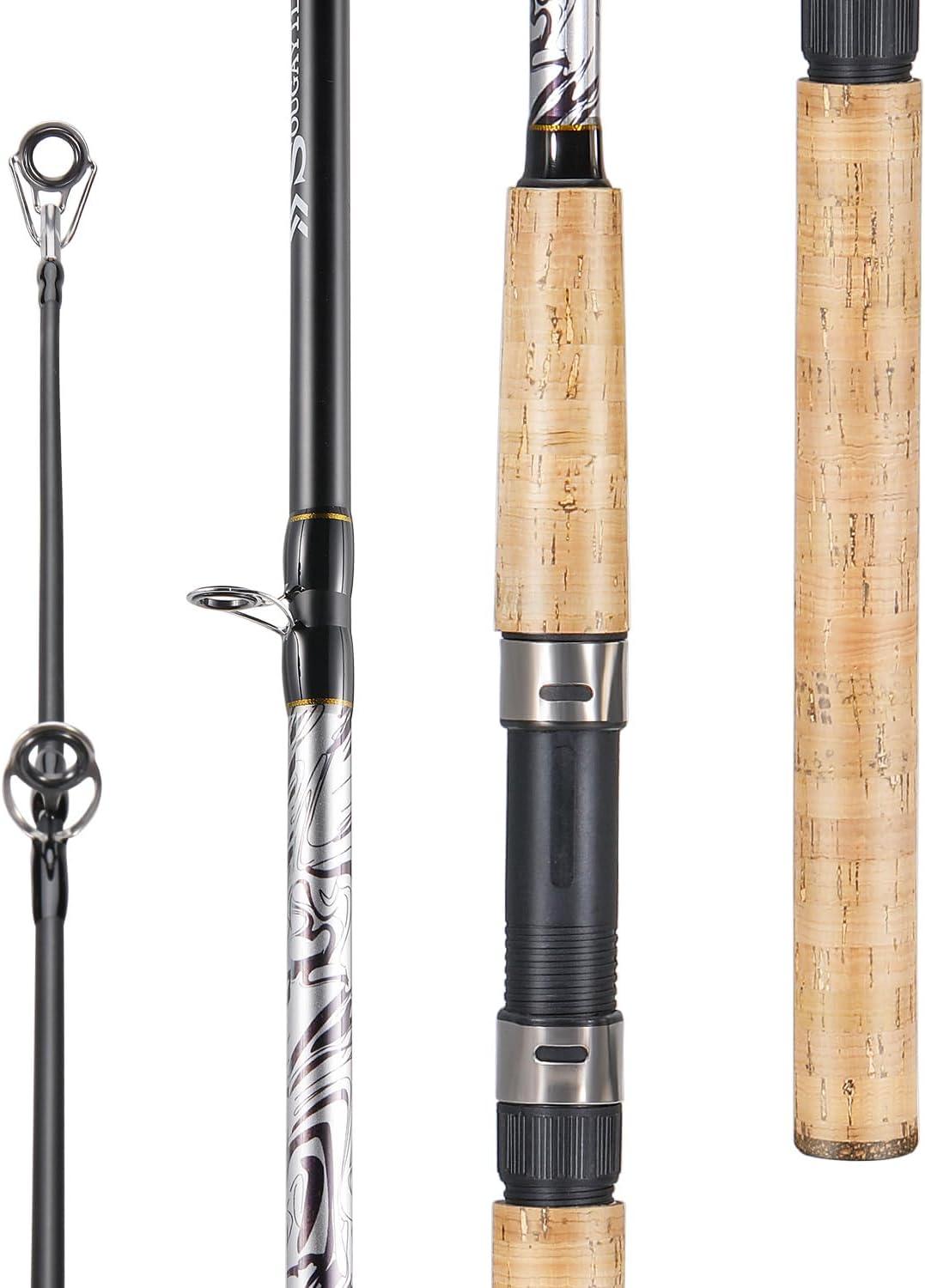 image:imageSougayilang Spinning amp Casting Rods Strong CarbonampGlass Composite Fishing Rod with Stainless Steel Line Guides for Bass Trout Panfish CatfishCasting