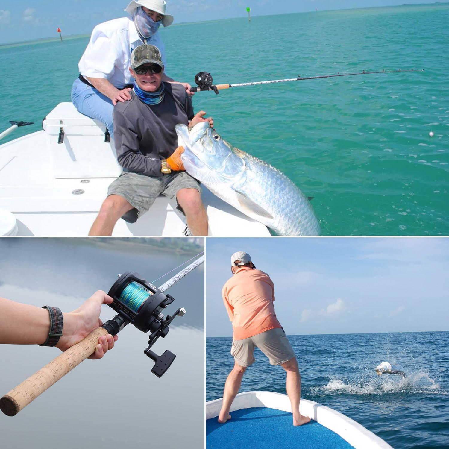 image:imageSougayilang Spinning amp Casting Rods Strong CarbonampGlass Composite Fishing Rod with Stainless Steel Line Guides for Bass Trout Panfish CatfishCasting