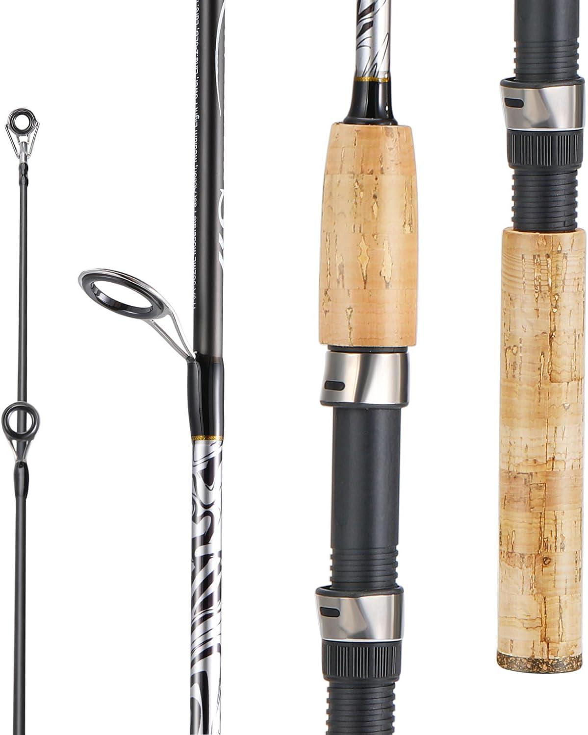 image:imageSougayilang Spinning amp Casting Rods Strong CarbonampGlass Composite Fishing Rod with Stainless Steel Line Guides for Bass Trout Panfish CatfishSpinning