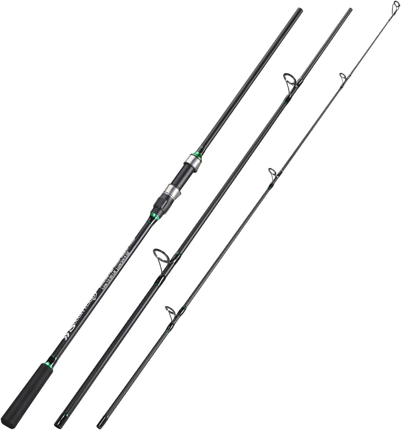 image:imageSougayilang Surf Fishing Rod IM8 Carbon 3 Piece Travel Spinning Rod 910111290