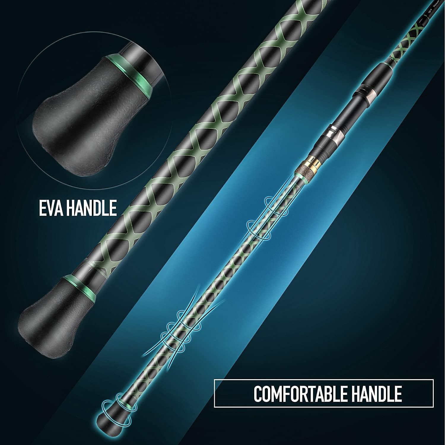 image:imageSougayilang Surf Spinning Fishing Rod Carbon Travel for Beach Saltwater 2 Pieces 9101112 Surf Rod90
